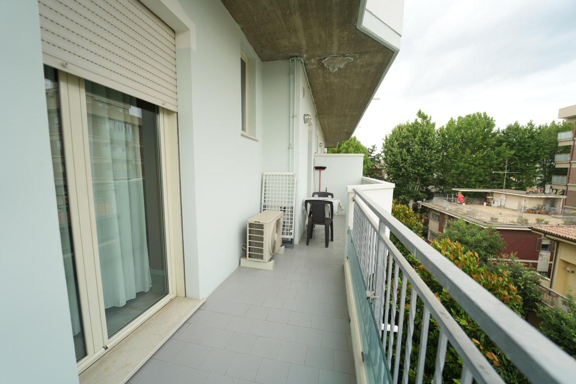 One-Bedroom Apartment Balcony