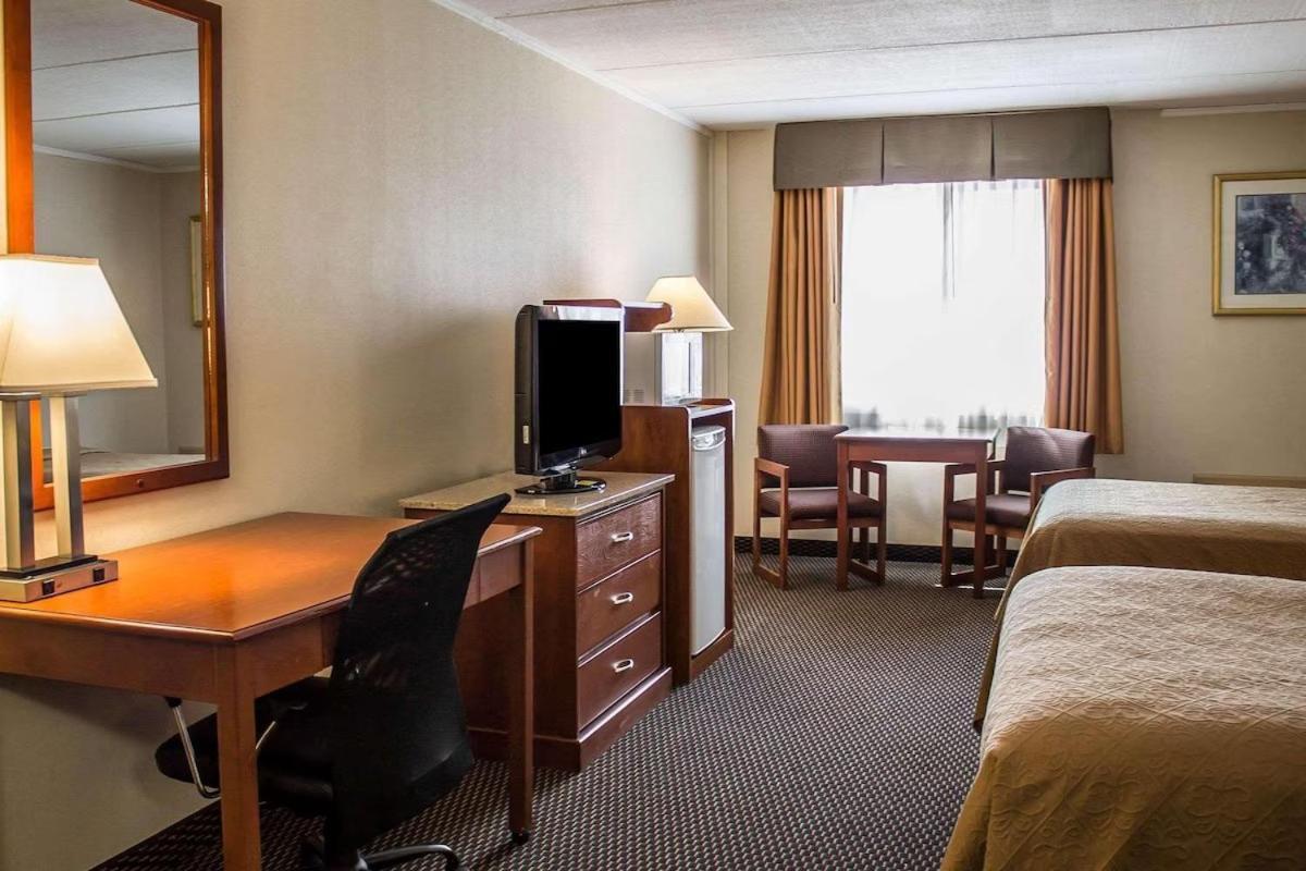 Queen room with 2 Queen Beds, Mobility Access, Roll-In Shower, Non-Smoking