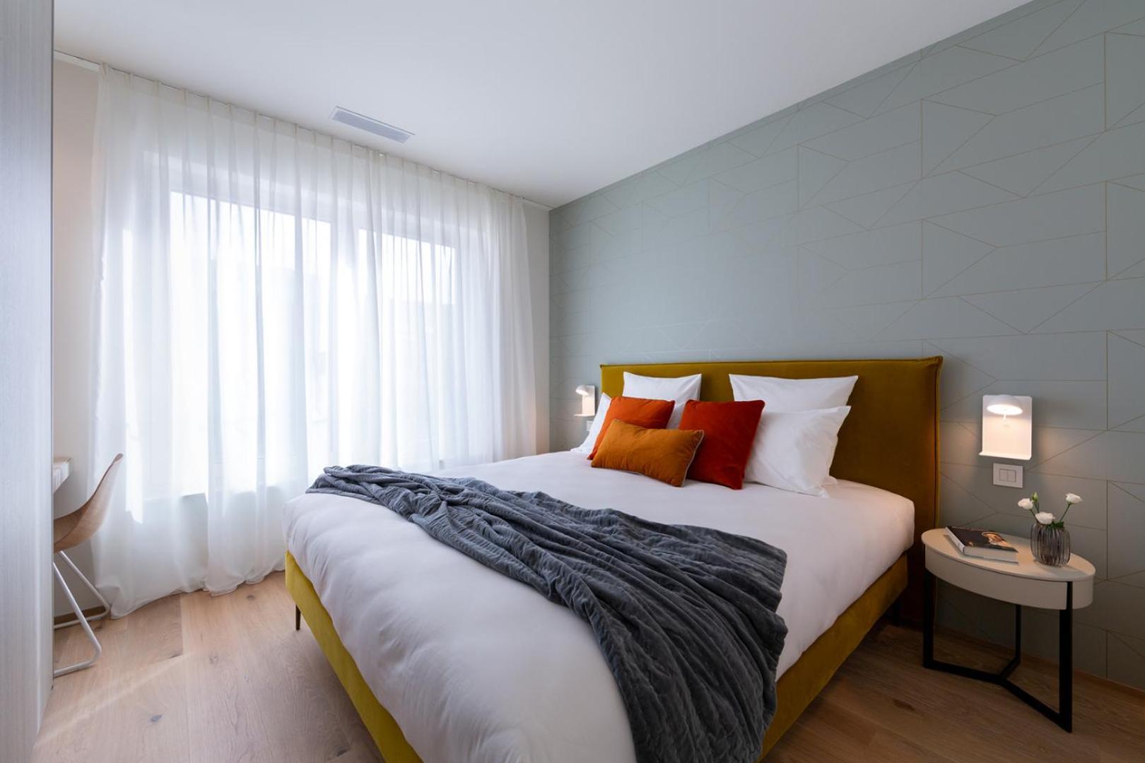 Executive One-Bedroom Apartment Balcony