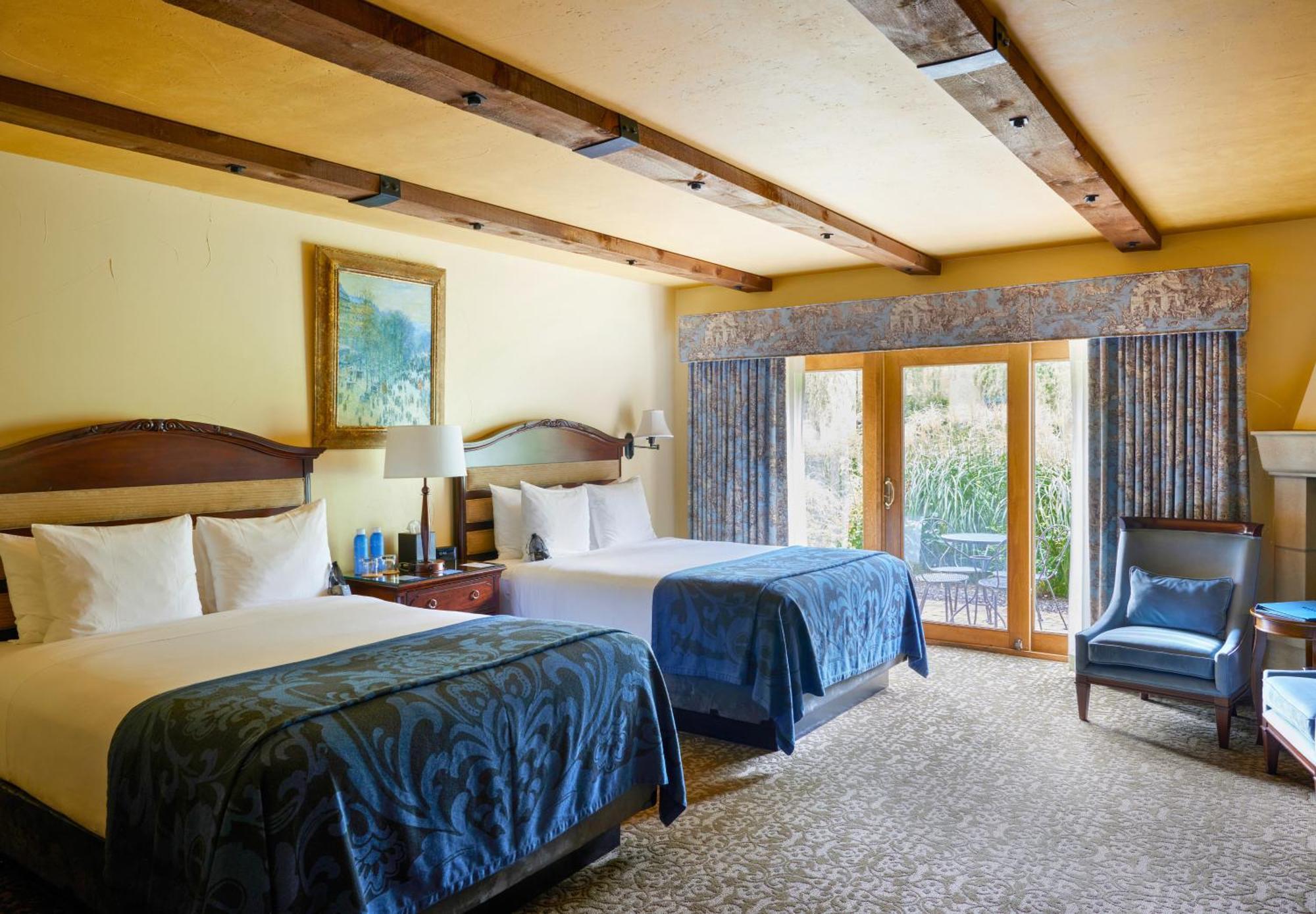 Main Queen Room Two Queen Beds Patio