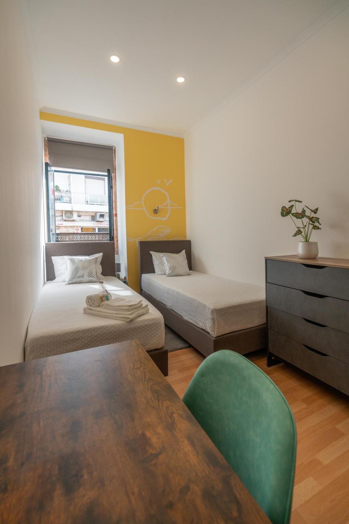 Twin Room Shared Toilet