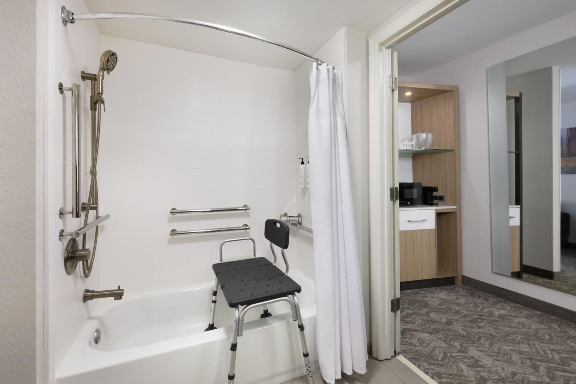 King Suite Bathtub Trundle Sofa Mobility Access or Hearing Accessible