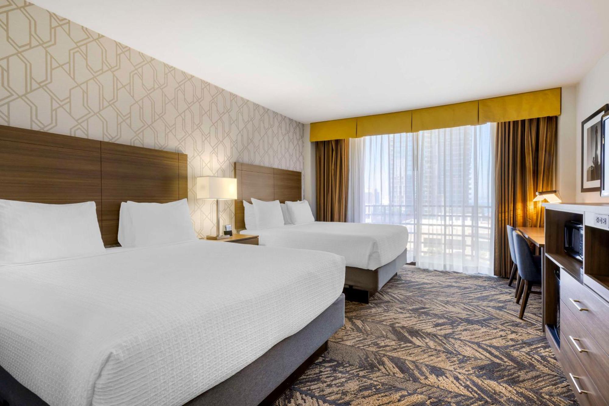 Queen Room Two Queen Beds Balcony City View or Upper Floor