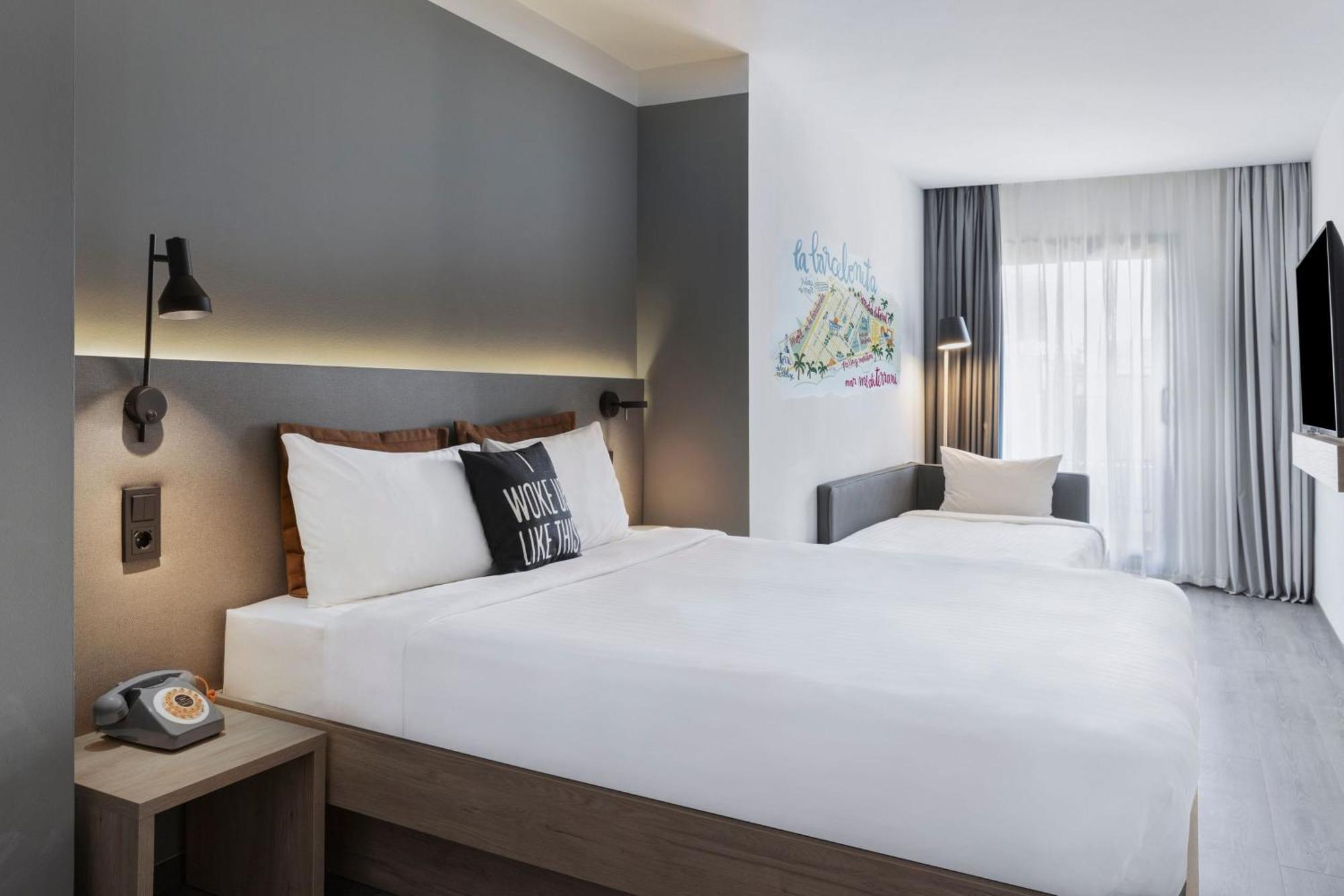 Moxy Double Room Sofa Bed Balcony