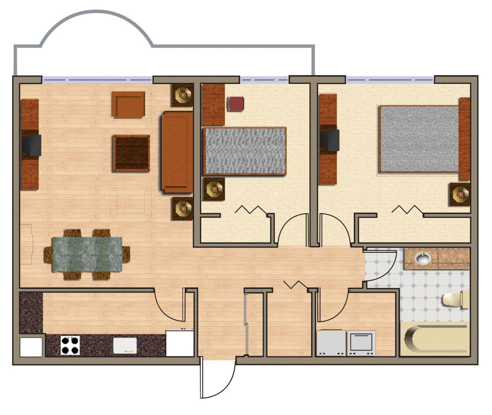 Grand Suite Two-Bedroom Apartment