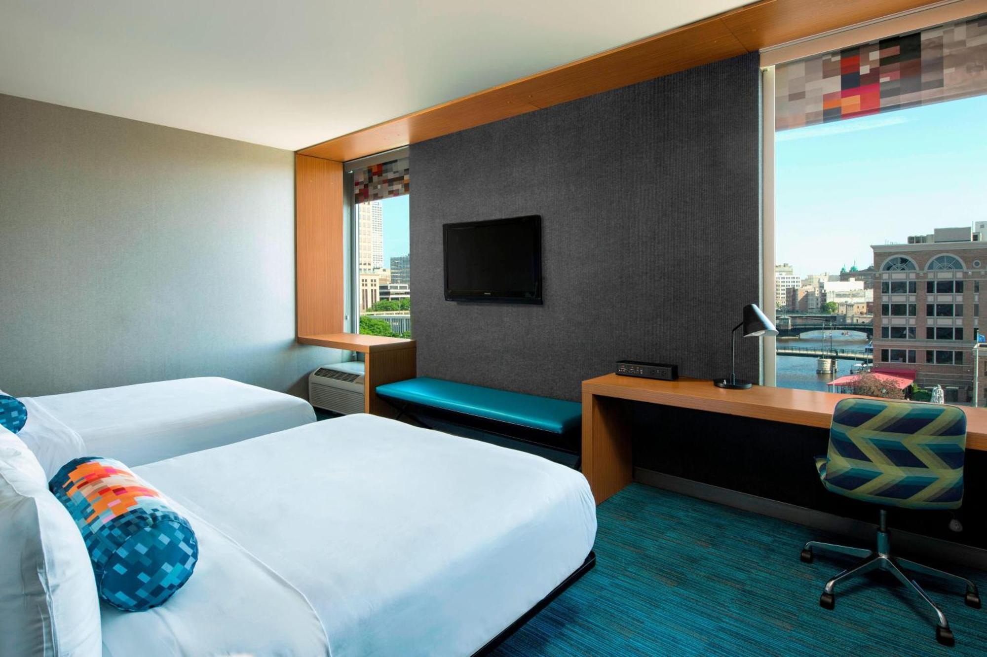 Queen Room Two Queen Beds Transfer Shower Mobility Access or Hearing Accessible