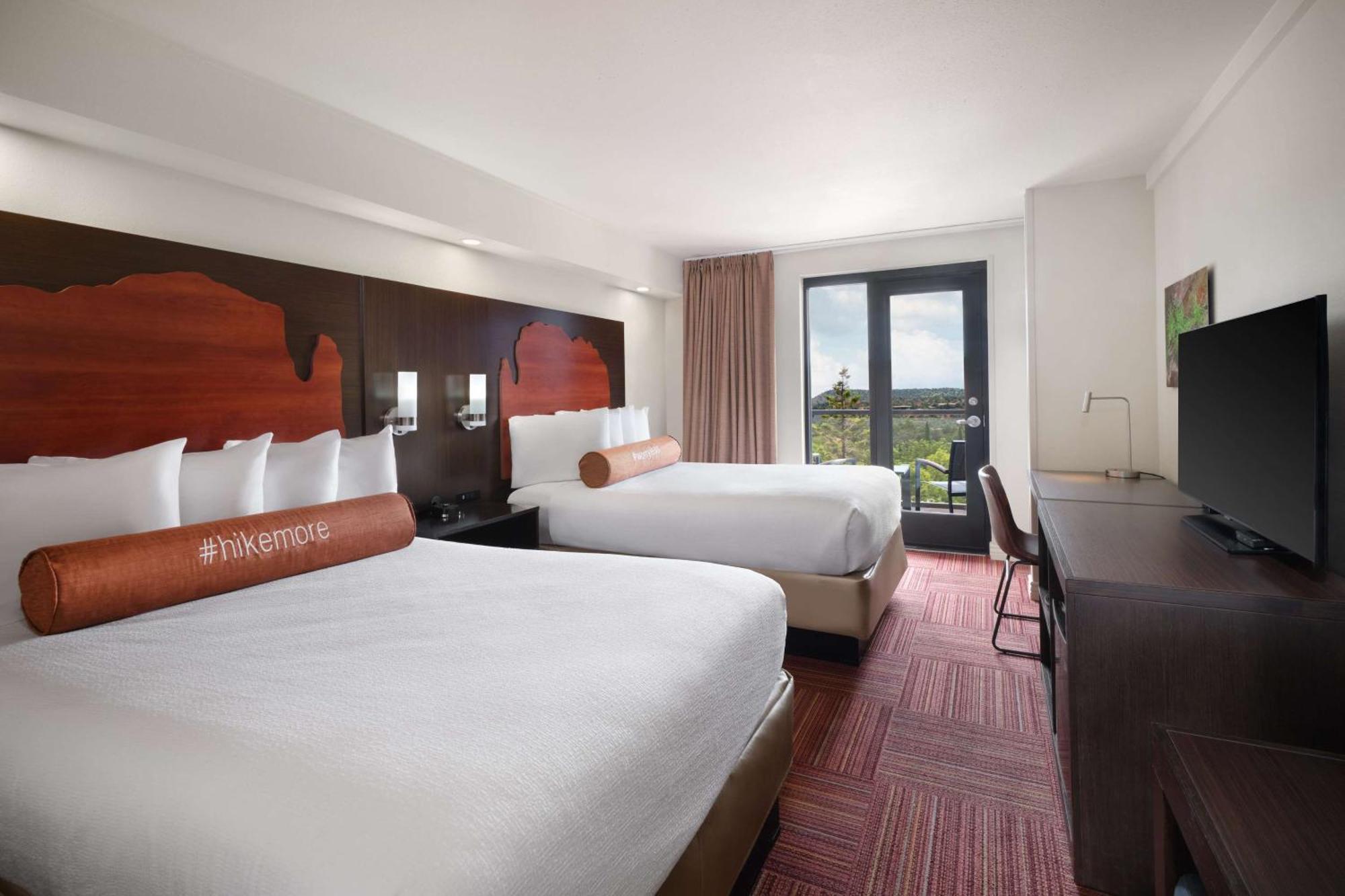 Double Room Balcony Two Double Beds Upper Floor or Non-Smoking