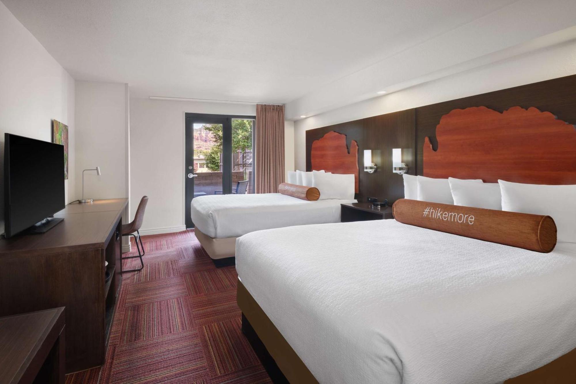 Double Room Two Double Beds Patio Non-Smoking
