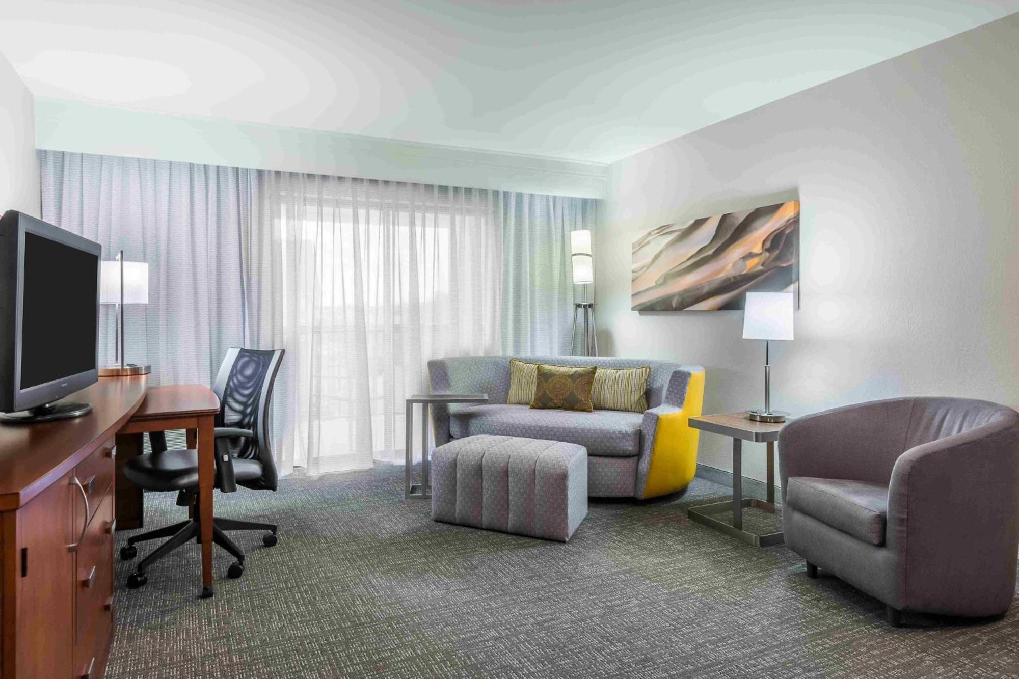 One-Bedroom King Suite Sofa Bed Balcony