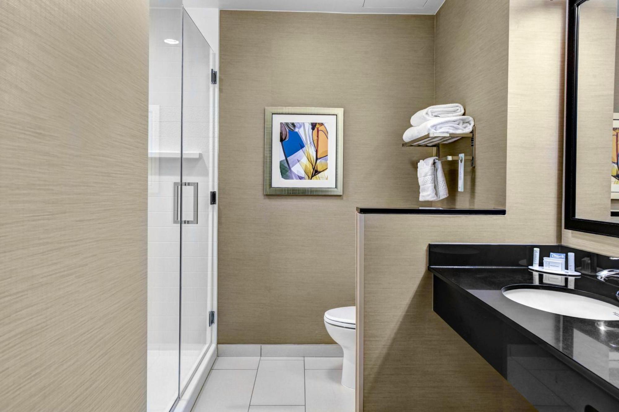 King Room Roll Shower Mobility Access or Hearing Accessible