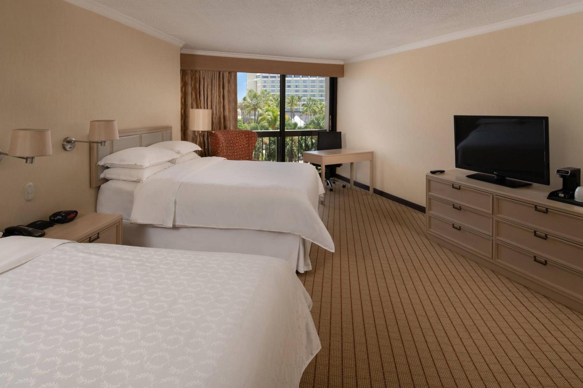 Larger Guest room 2 Queen Partial ocean view