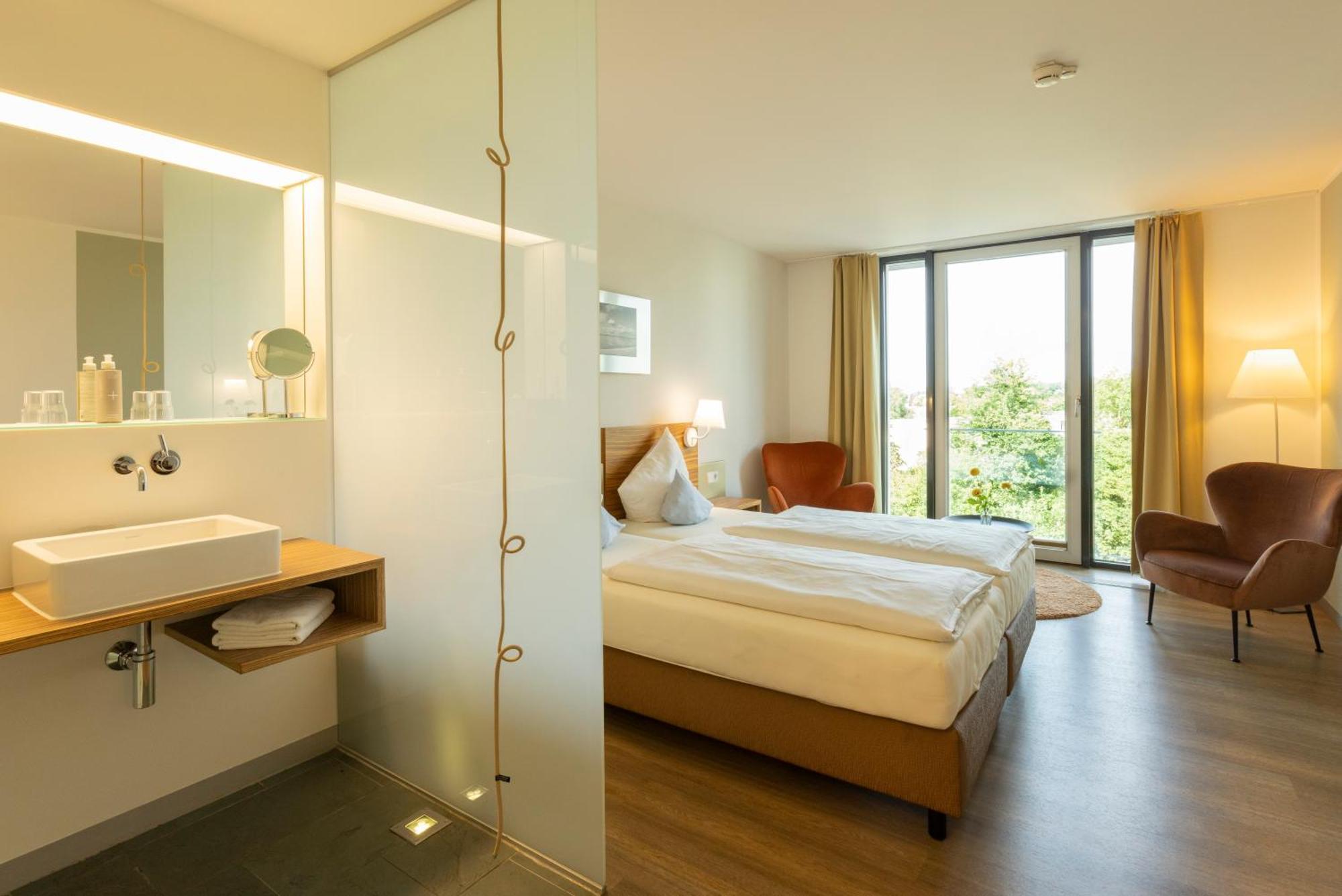 Superior Double Room Open Bathroom Separate WC