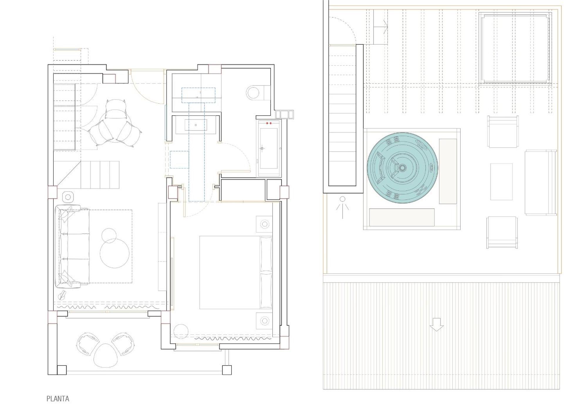 One Bedroom Suite Hot Tub at Penthouse