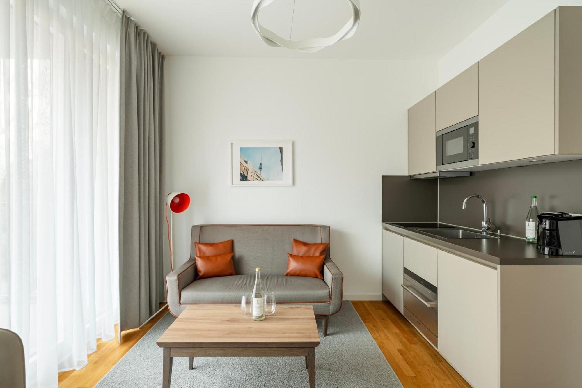 Apartment Deluxe Living Area Balcony