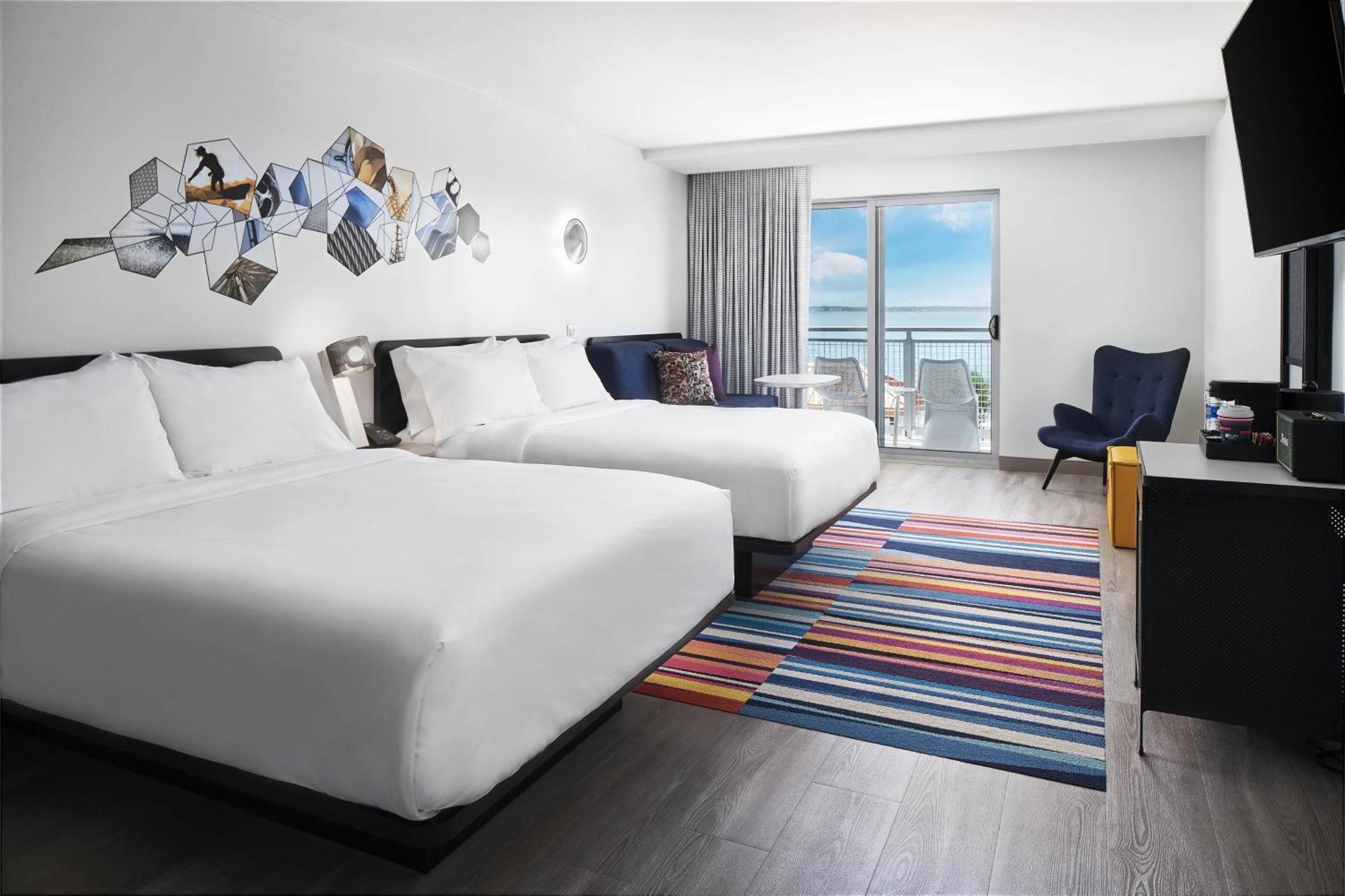 Queen Room Two Queen Beds Waterfront View Two Sofa Beds Balcony