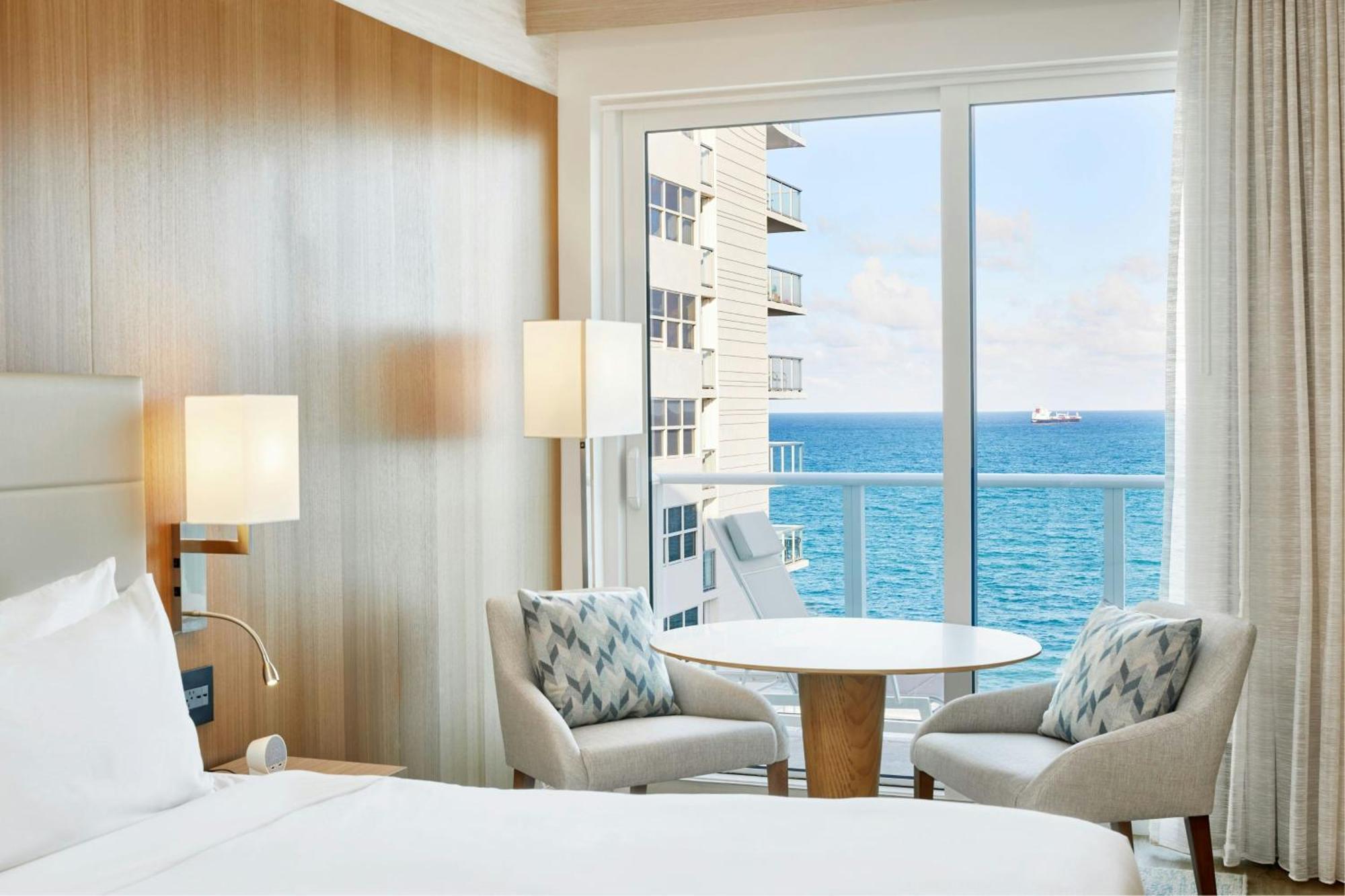 King Room Oceanfront View Balcony Sofa Bed
