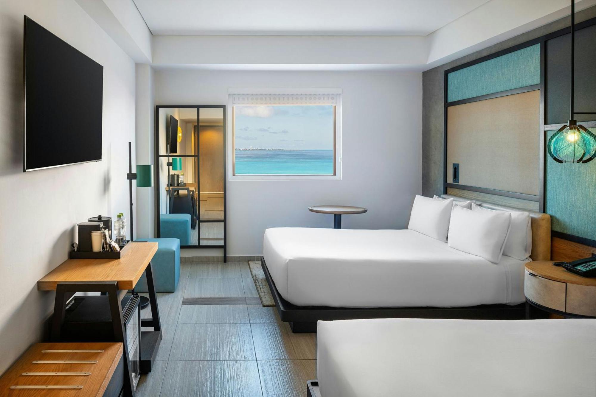Aloft Ocean View Guest room 2 Queen Complimentary open bar,1643773681:JPEG