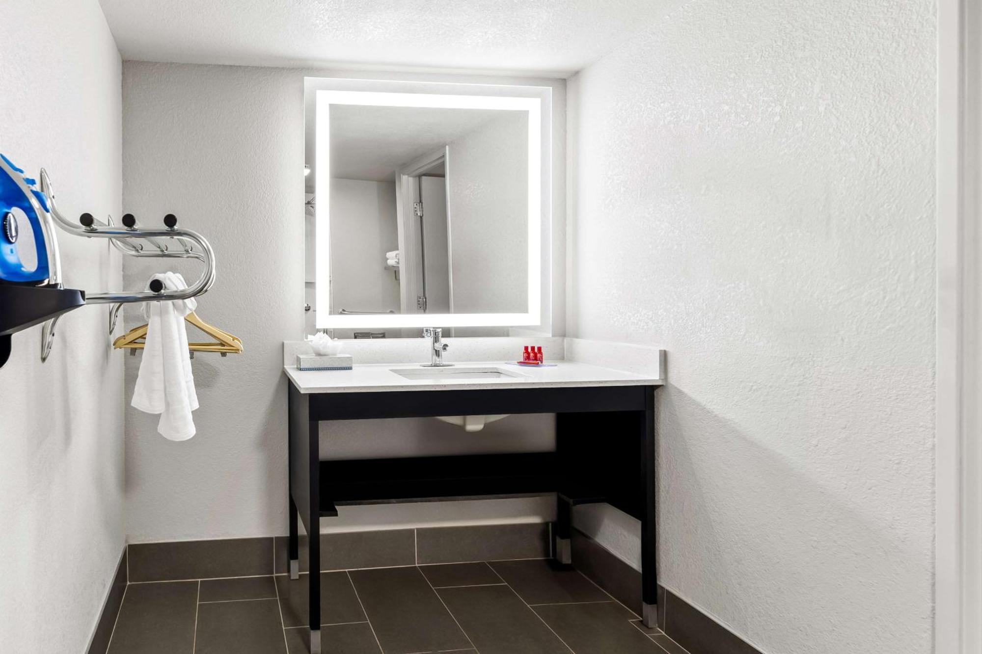 King Room One King Bed Roll Shower Mobility Accessible or Non-Smoking