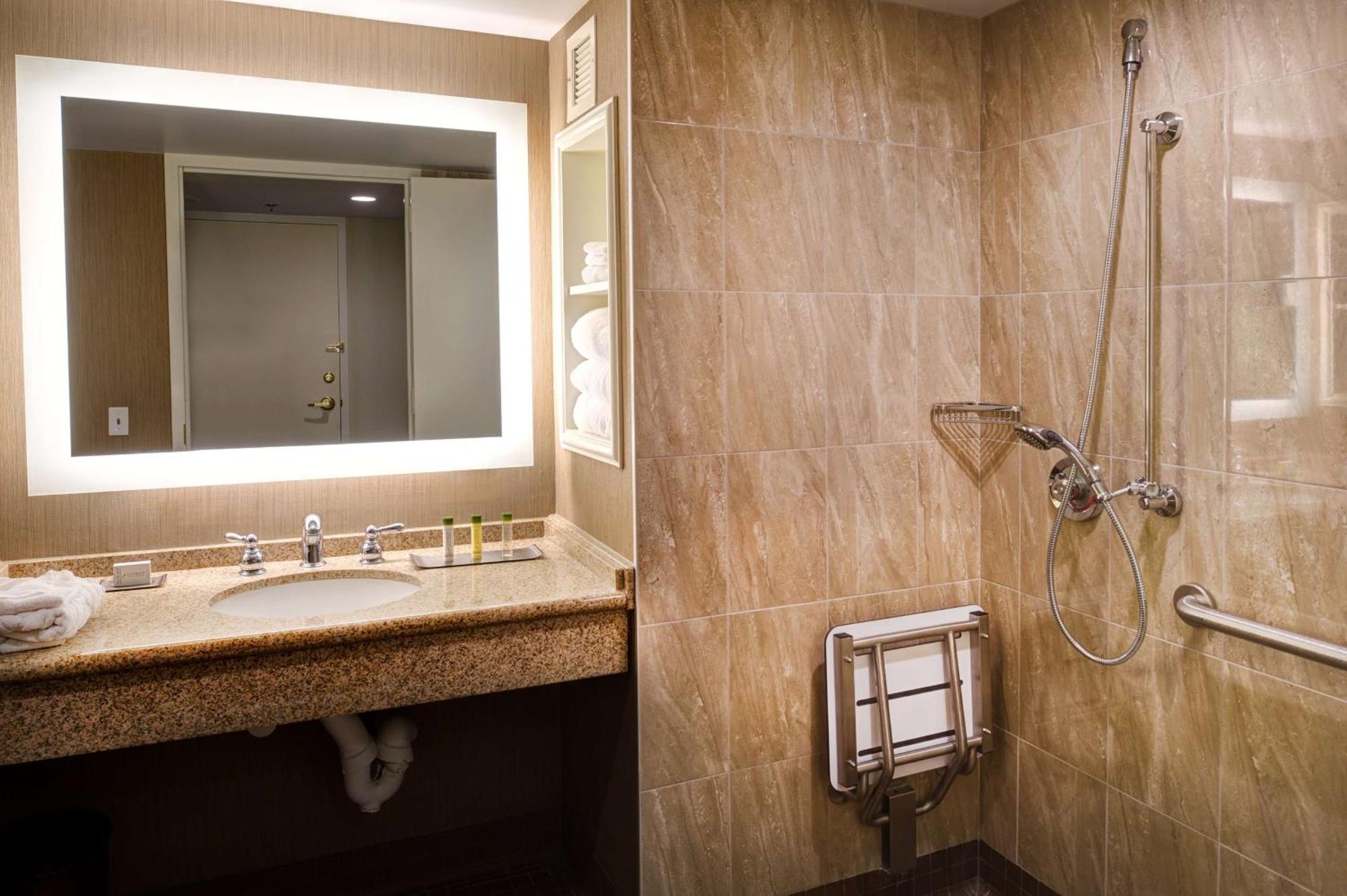 Queen Room Two Queen Beds Roll Shower Mobility or Hearing Access