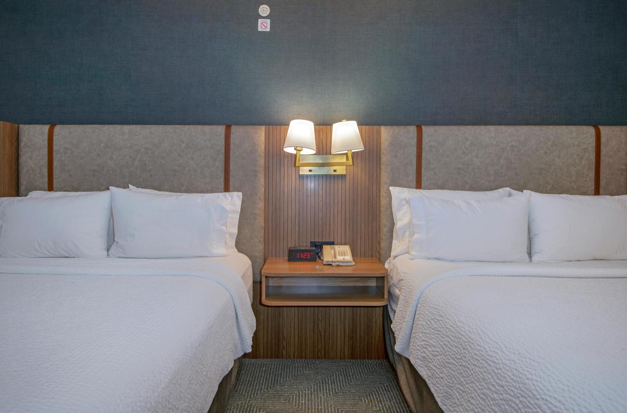 Room Two Queen Beds a Sofa Bed