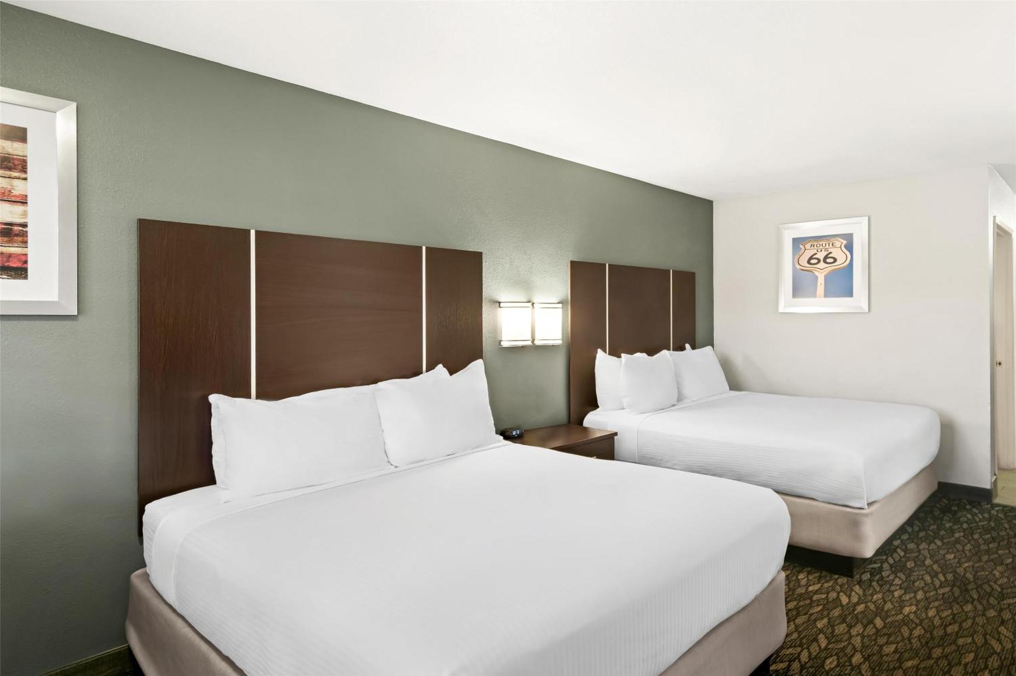 Queen Room Two Queen Beds Bath Tub Disability Access or Non-Smoking