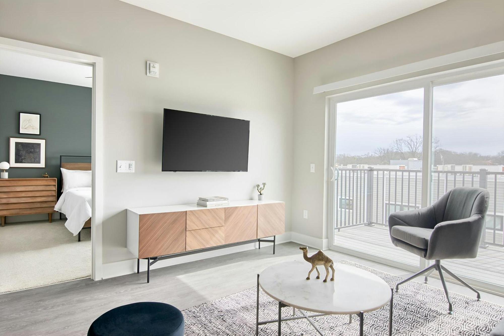 One-Bedroom Apartment Balcony