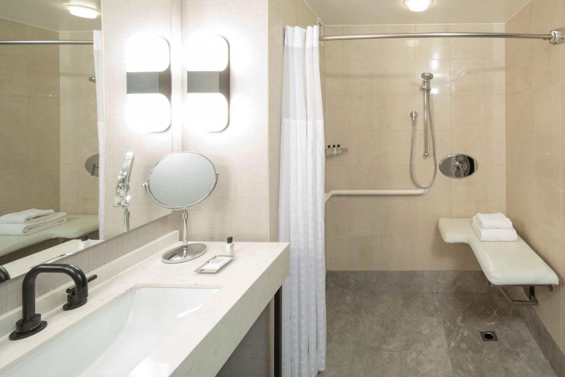 King Room Accessible Shower Disability Access
