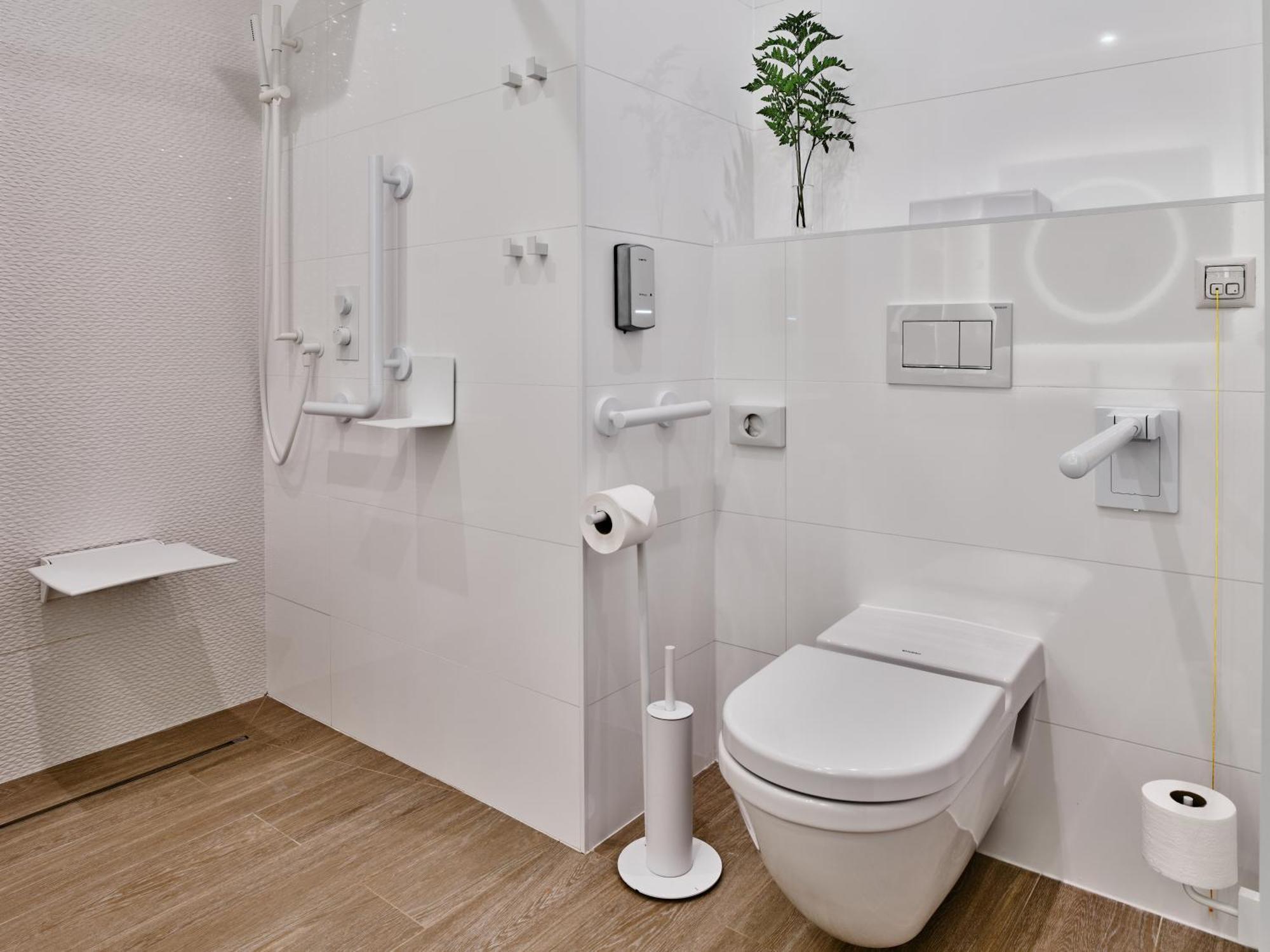Queen Room Mobility Access Roll Shower or Non-Smoking