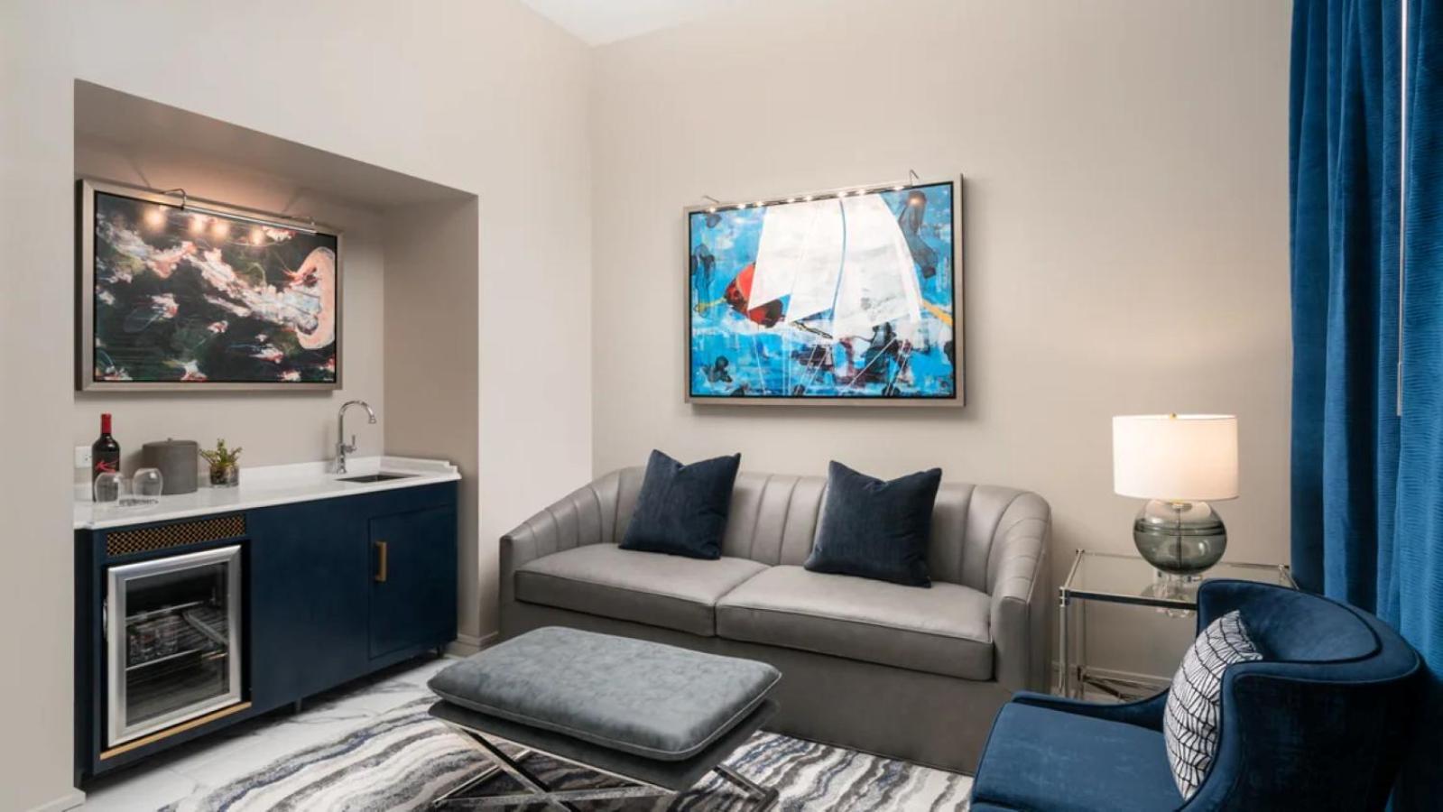 One-Bedroom King Suite with Balcony and City View