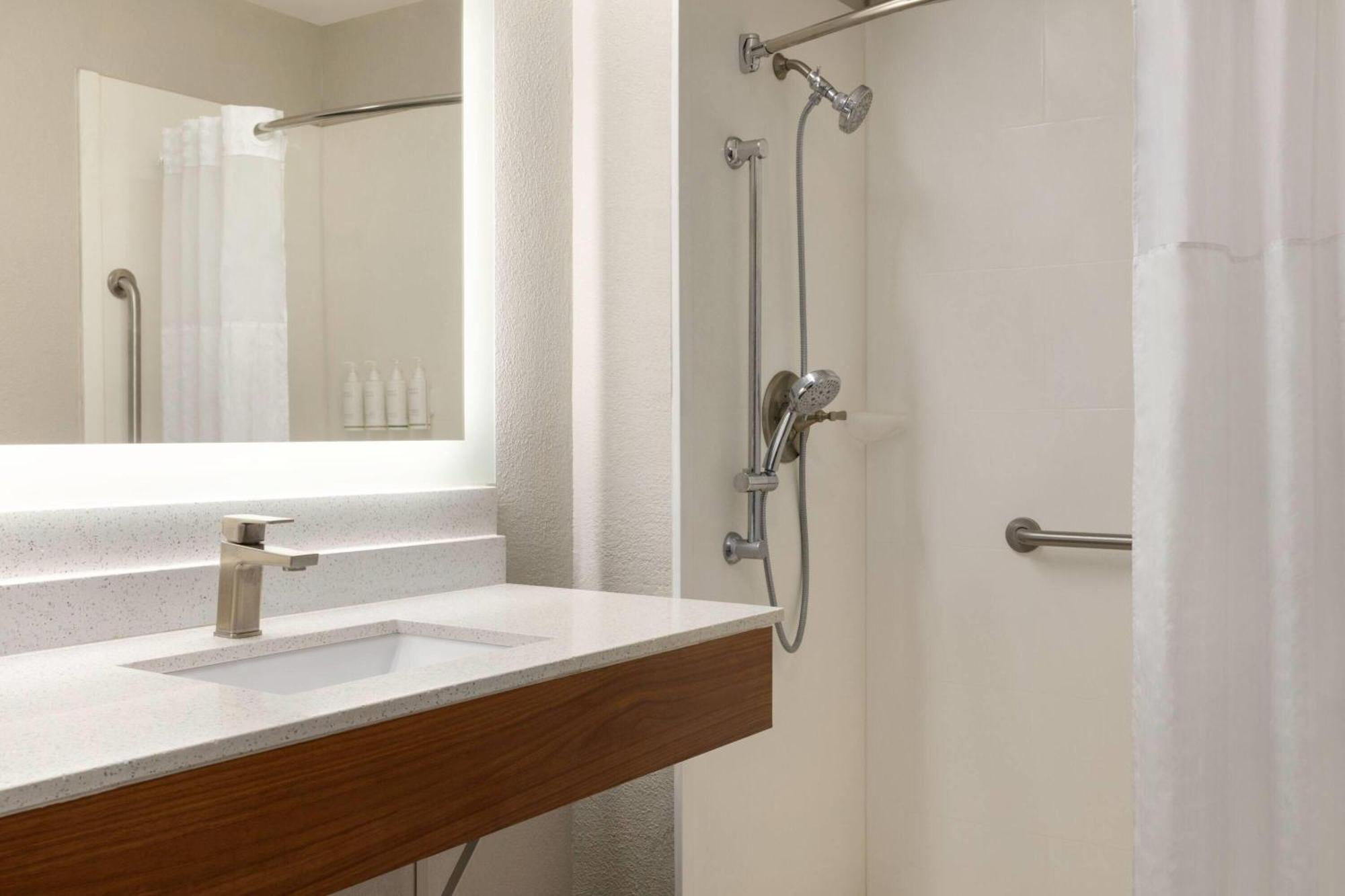 1 King Bed Mobility Accessible Suite Roll Shower Non-Smoking