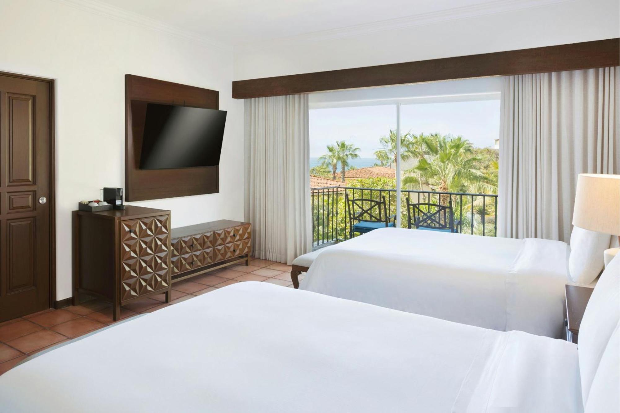 Hacienda Queen Room Two Queen Beds Garden View Balcony