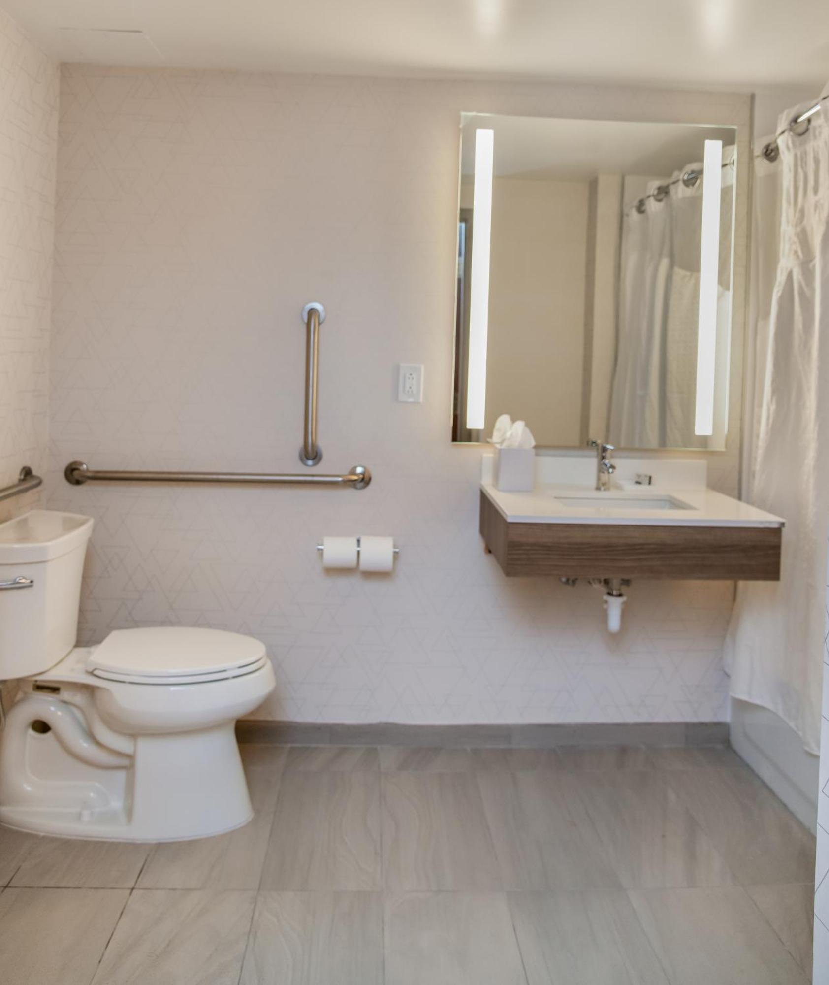 One-Bedroom Suite Roll Shower Mobility Accessible