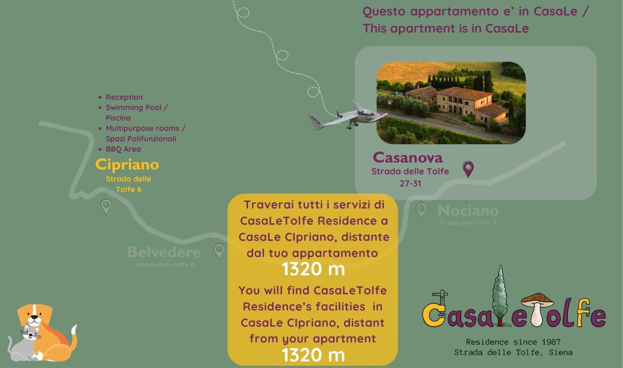 One-Bedroom Apartment Private Garden Casale Casanova