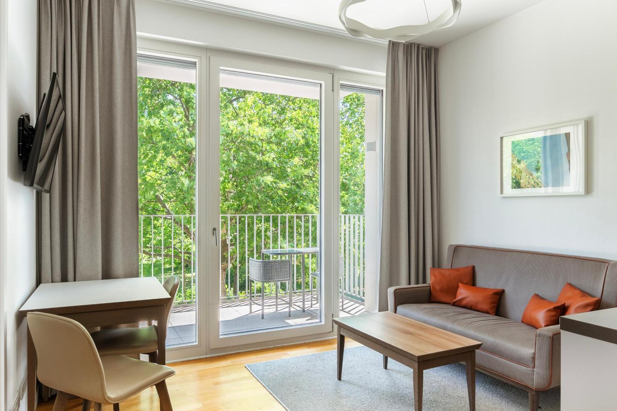 Apartment Deluxe Living Area Balcony