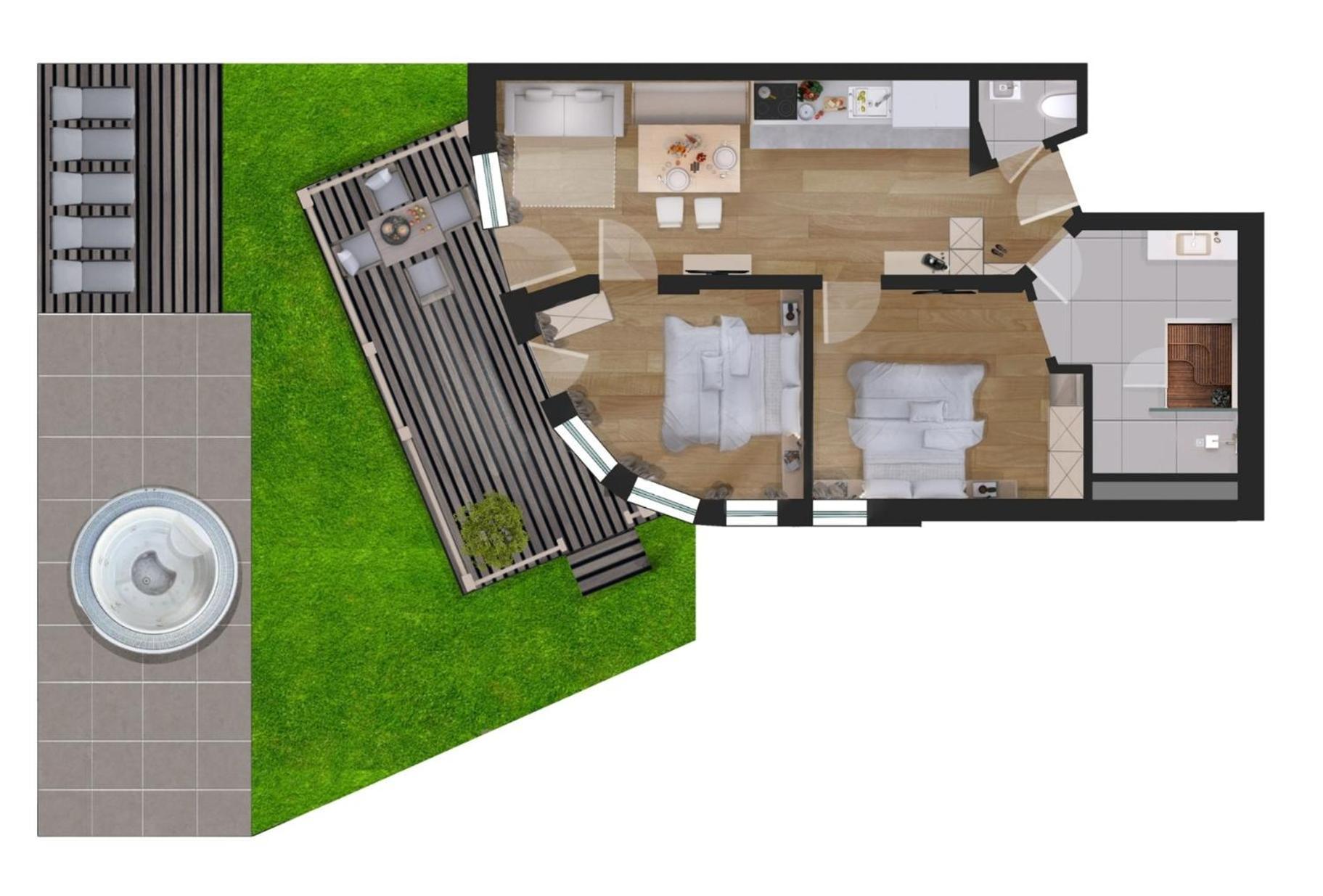 Familiekamer met Sauna
