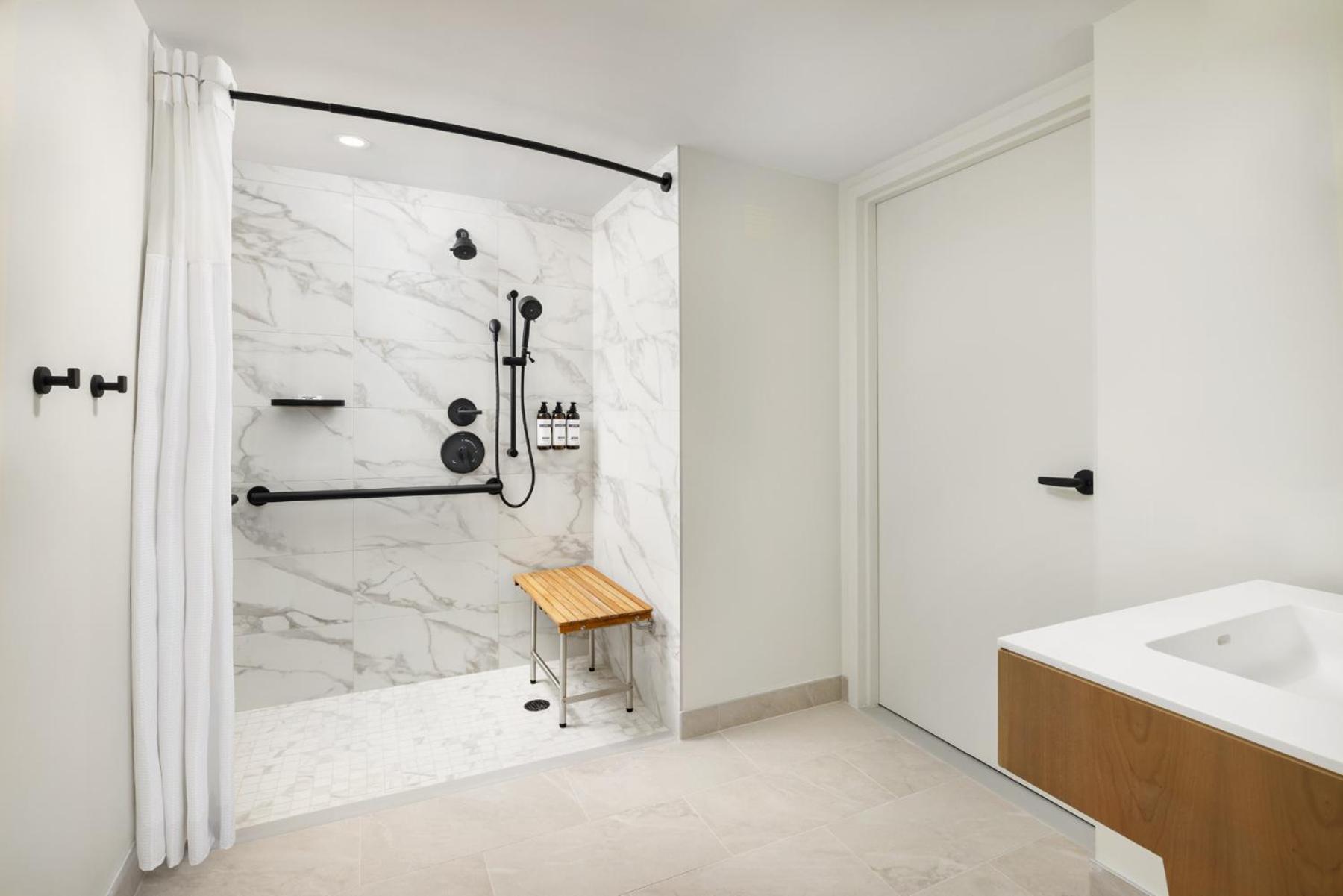 King Room Roll Shower Disability Access