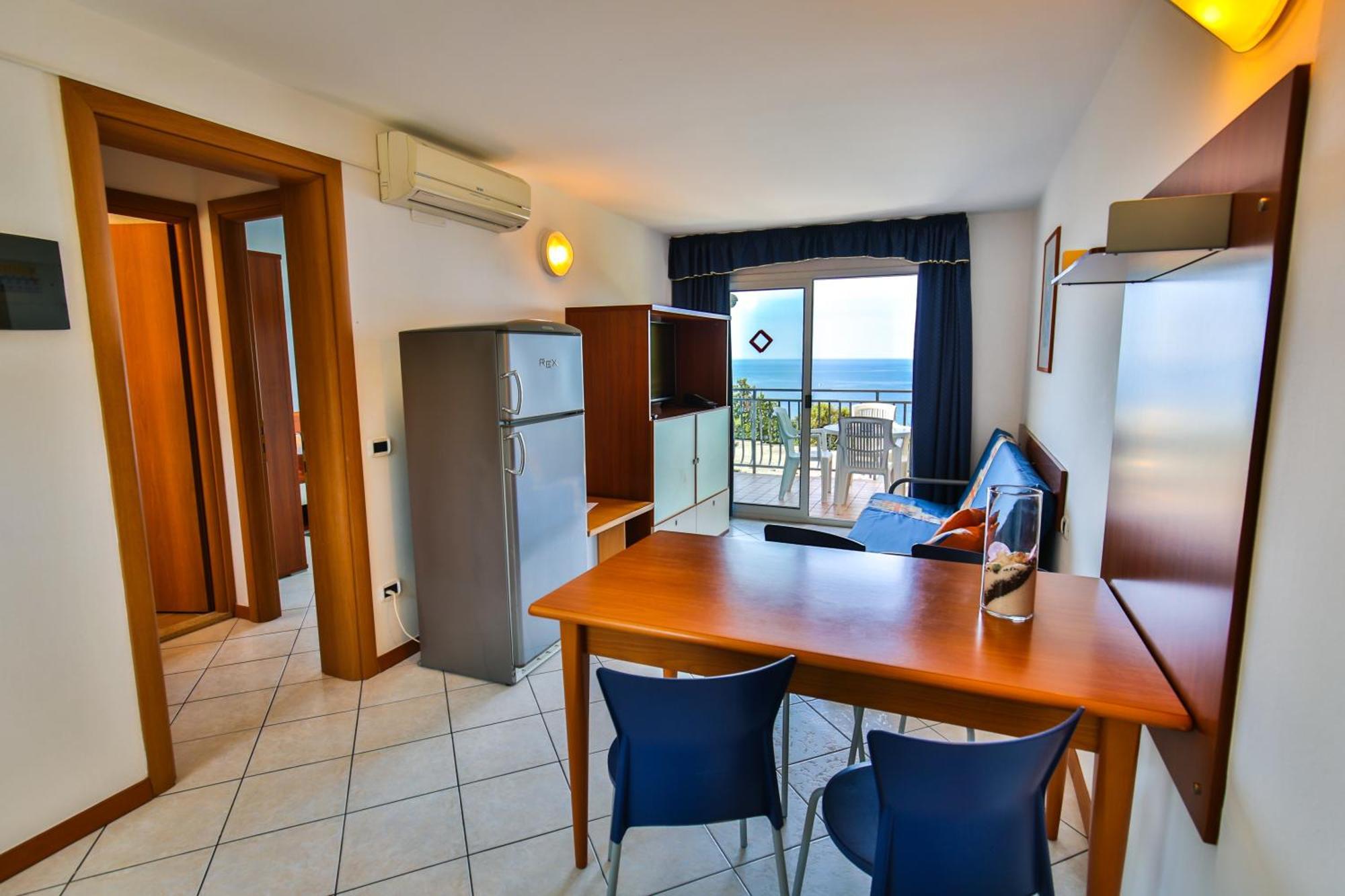 One-Bedroom Apartment Balcony Sea View