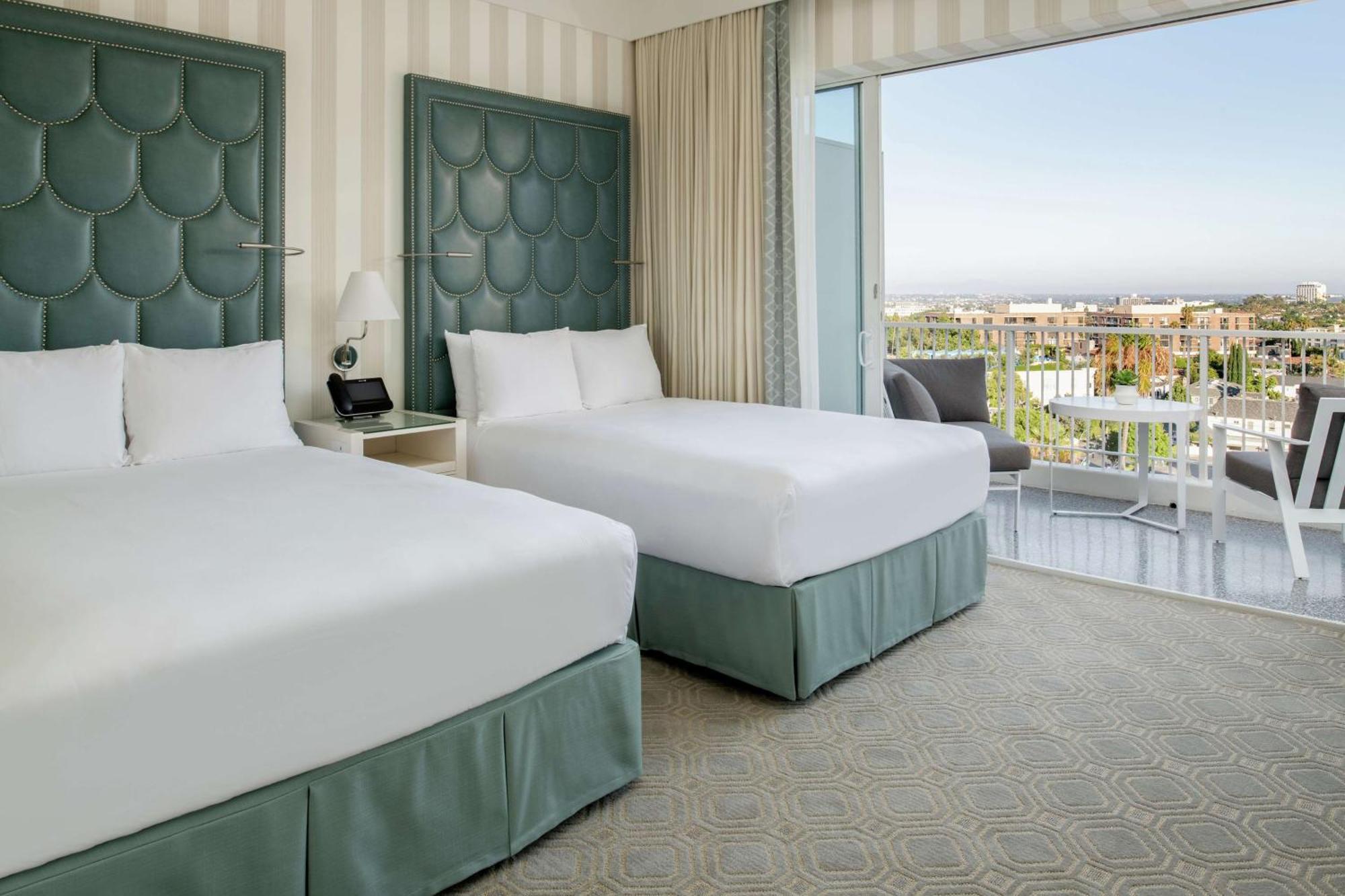 Deluxe Double Room Two Double Beds Terrace