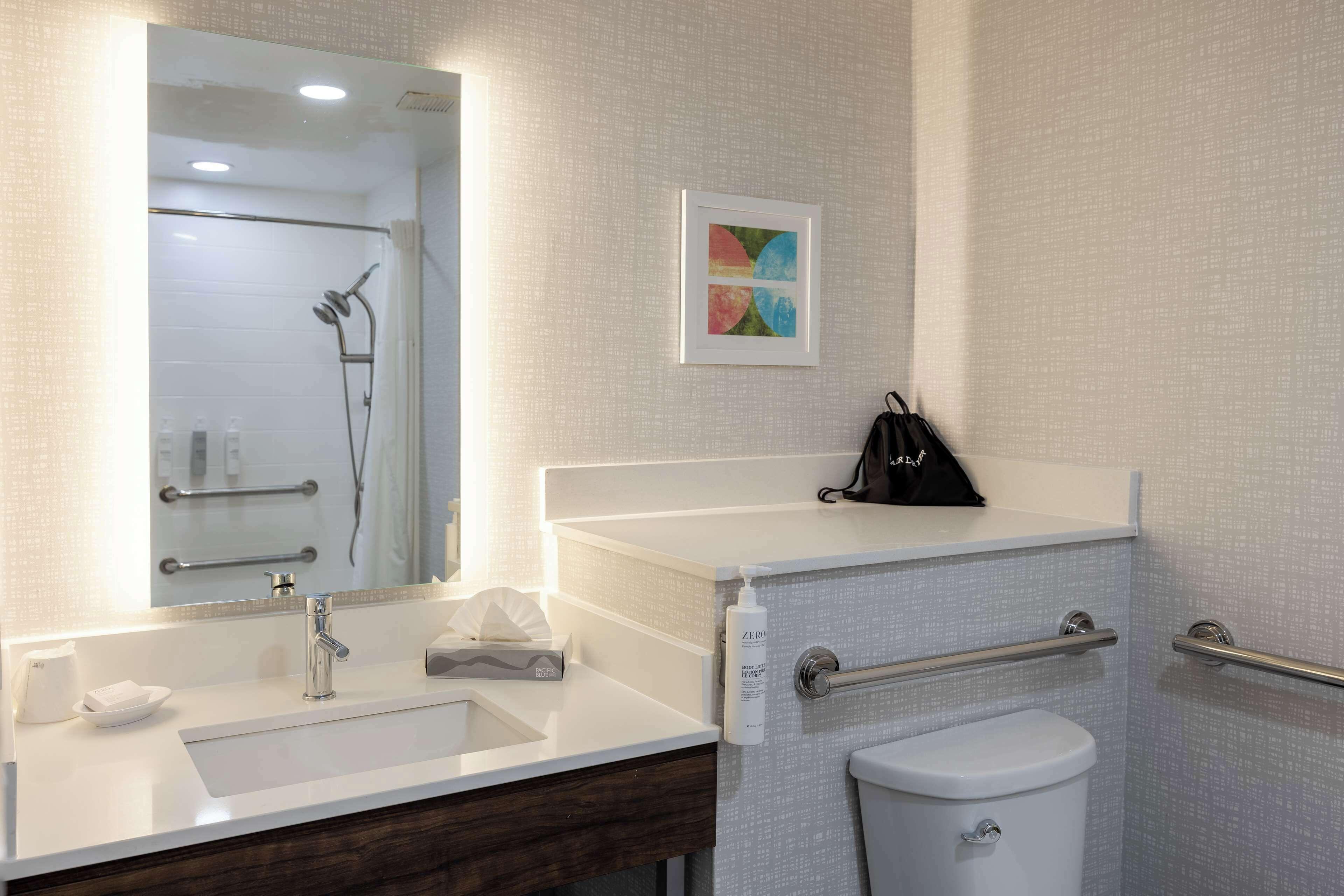 King Room Accessible Tub Mobility Hearing Access or Non-Smoking
