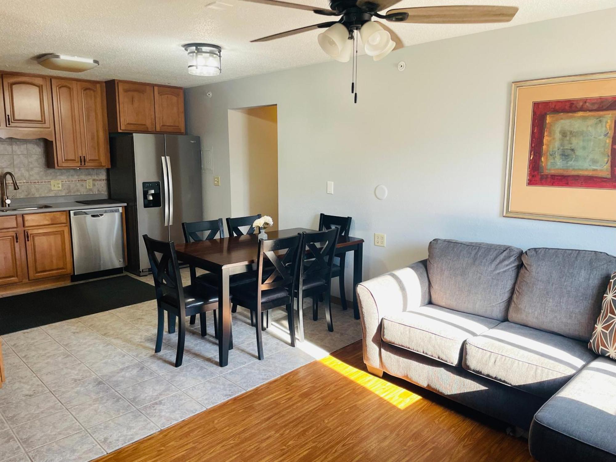 One-Bedroom Executive Apartment One Queen Bed Two Sofa Beds Non-Smoking