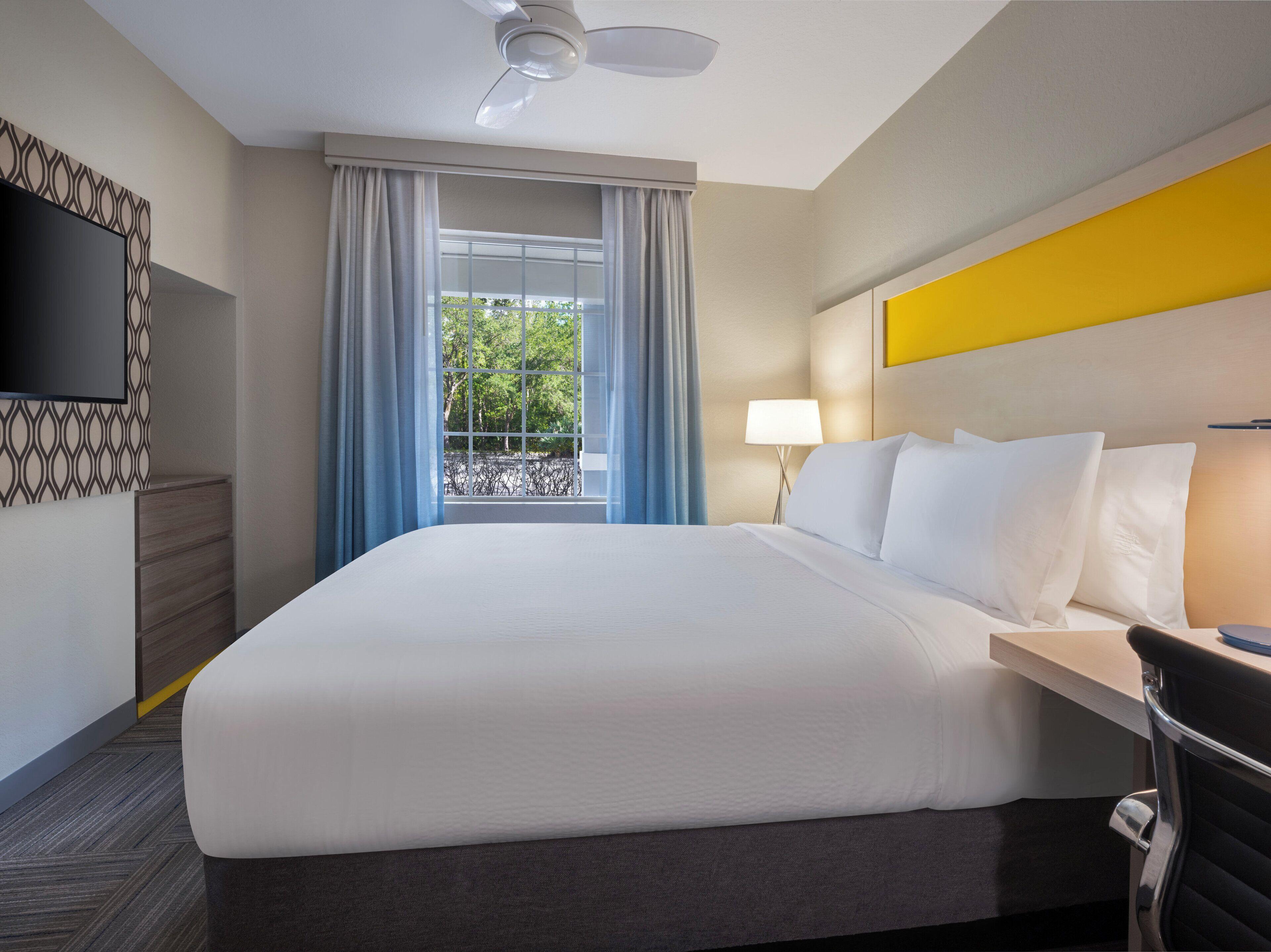 One-Bedroom King Suite One King Bed Kitchenette