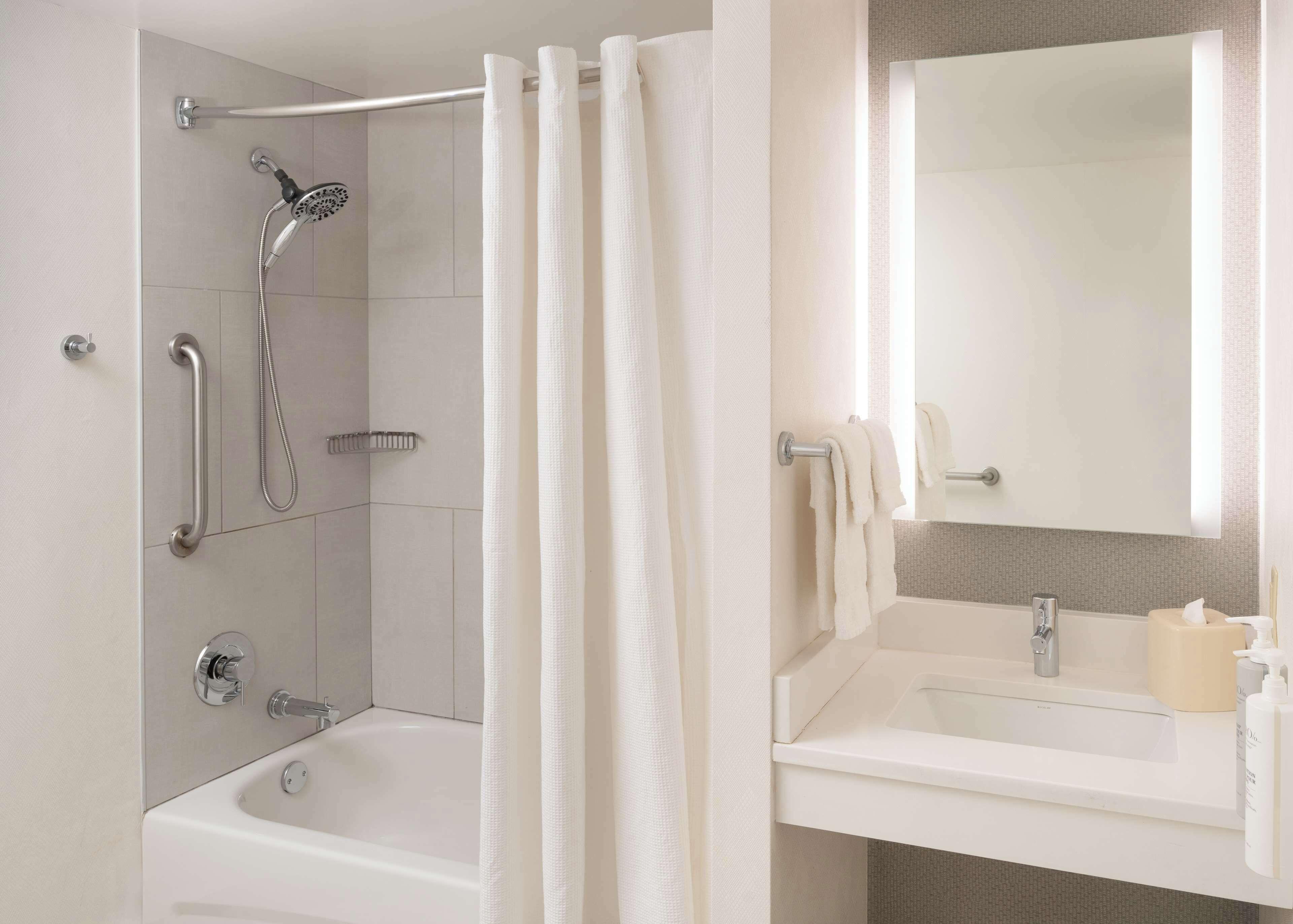 Junior King Suite Bath Tub Mobility Access