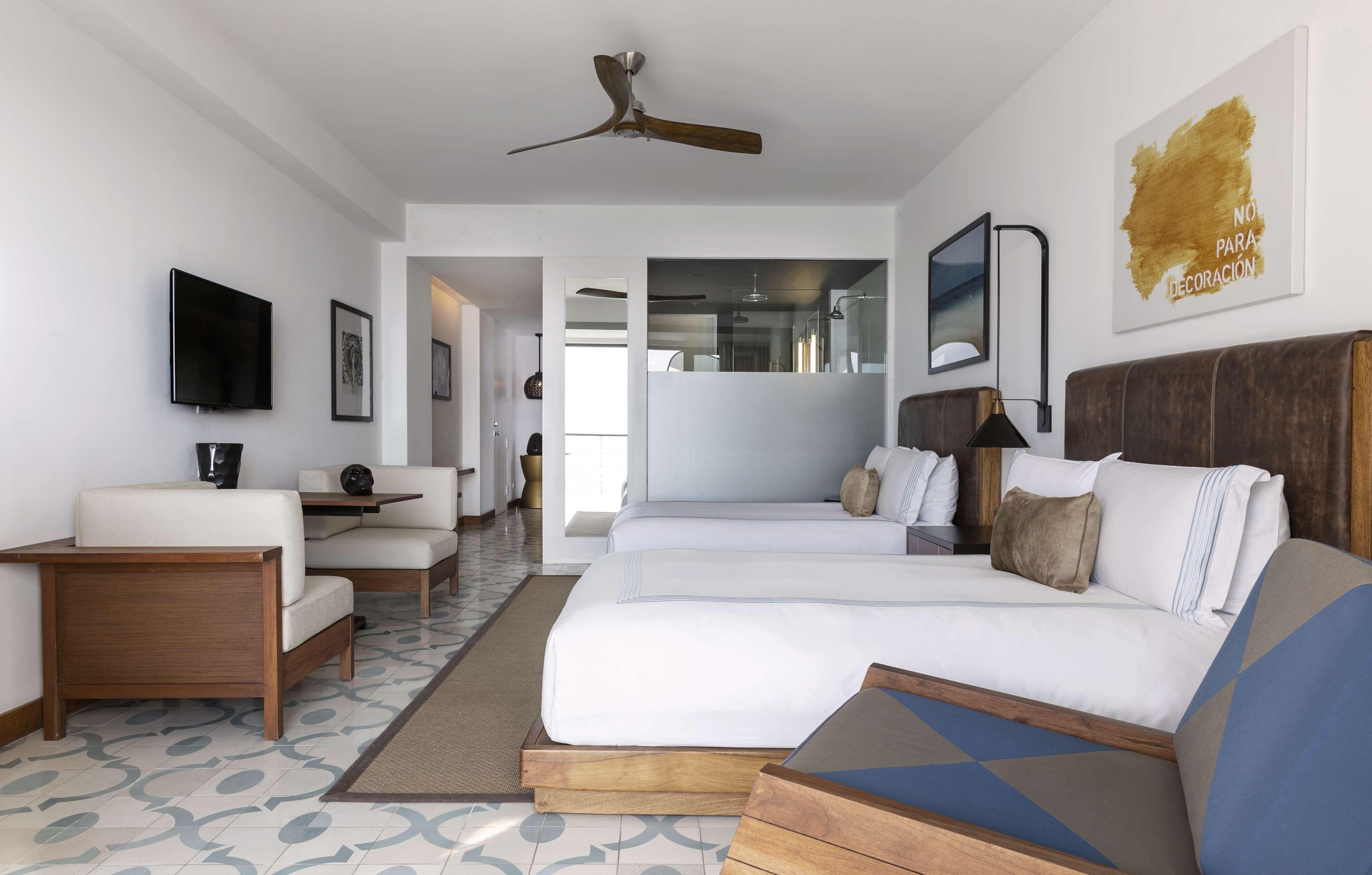 Queen Room Two Queen Beds Ocean View Accessible Shower Disability Access