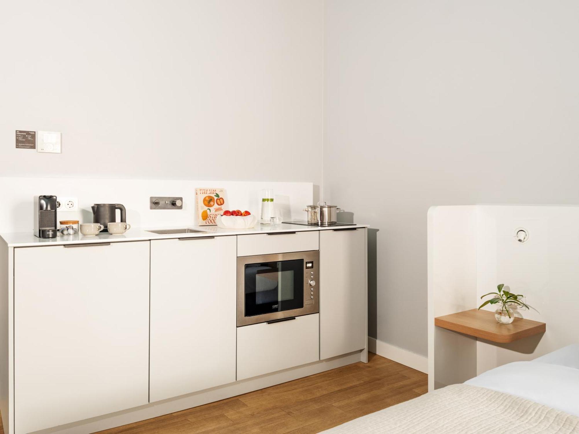 Large Studio Kitchenette Balcony Sofa Bed