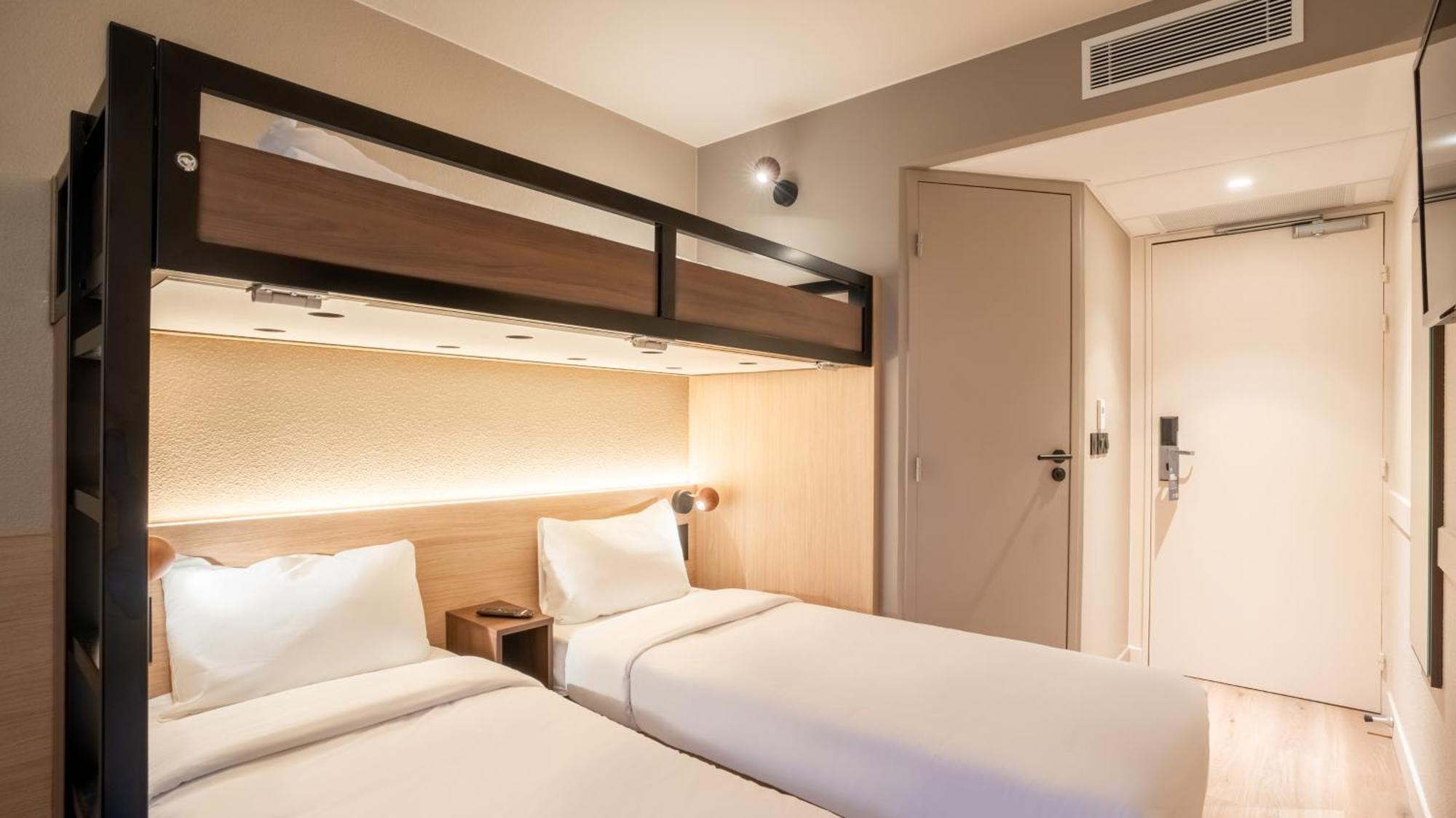 Standard Room Two Single Beds One Bunk Bed