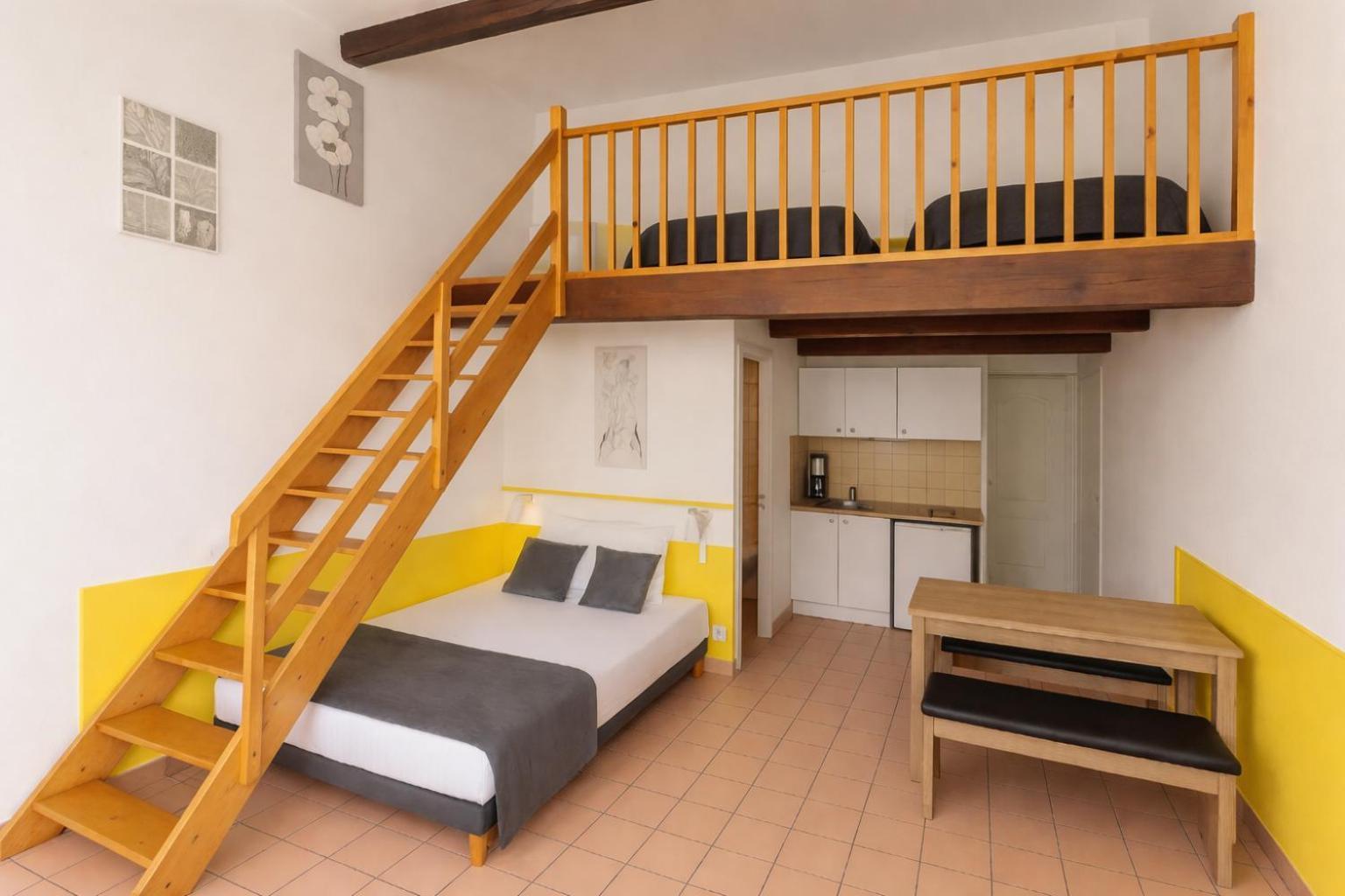 Mezzanine Studio 2 to 4 pers Kitchenette