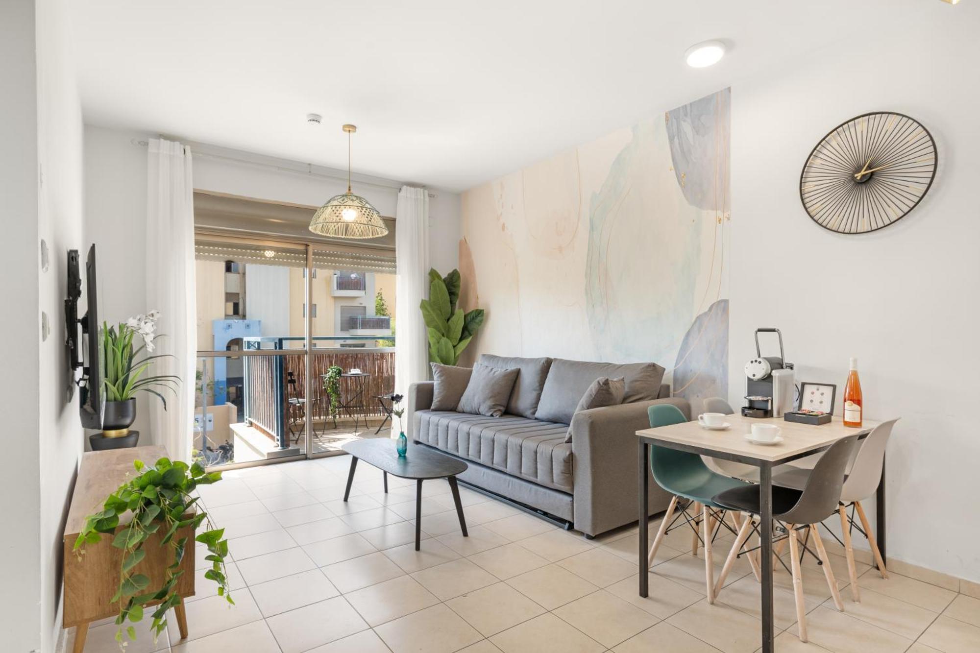 One-Bedroom Apartment Balcony