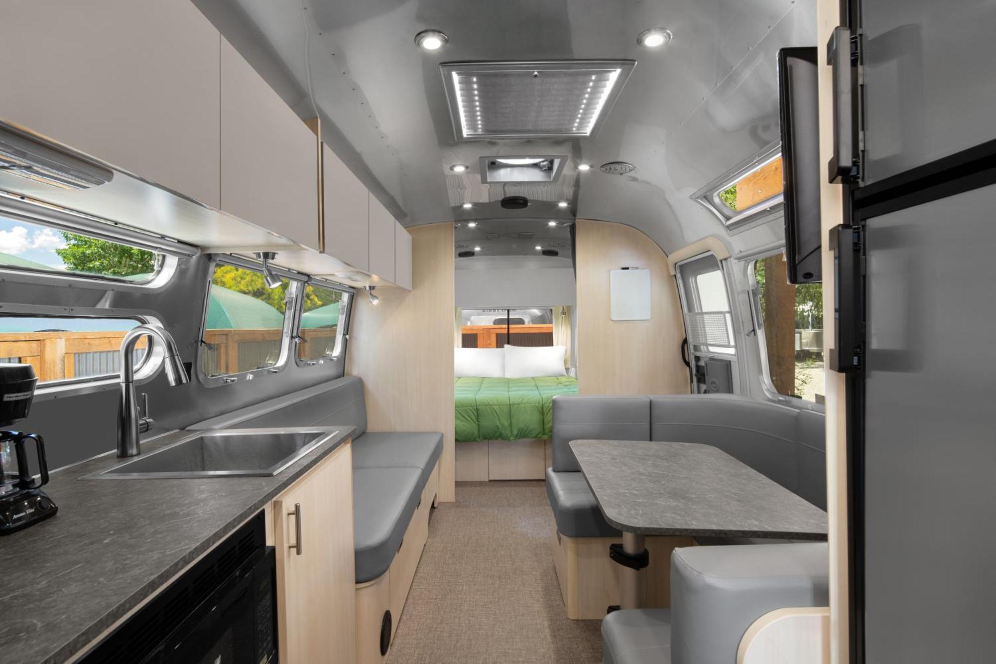 Airstream Rental w or Short Queen Full Small Twin