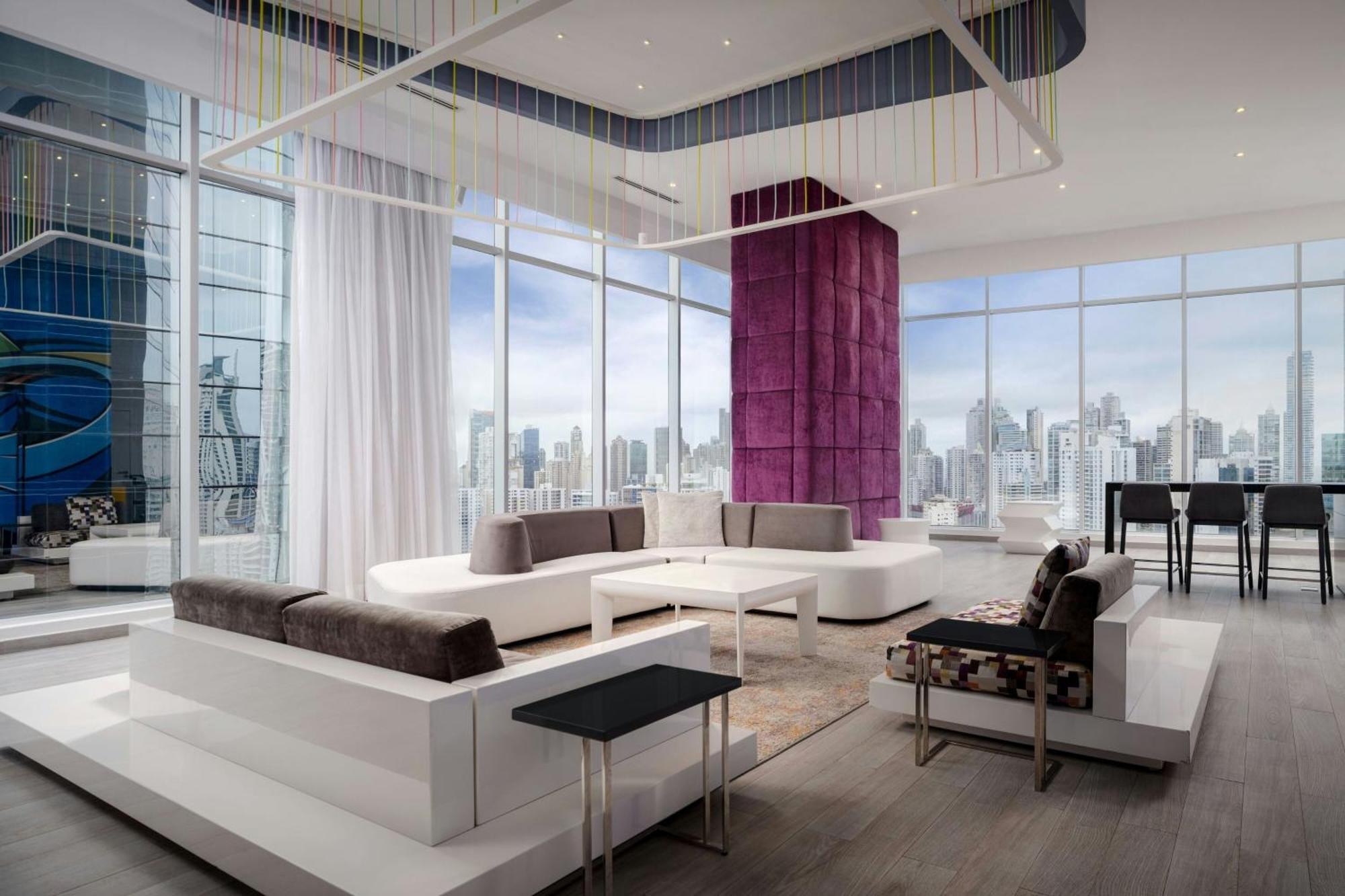 Penthouse King Suite Partial City View Whirlpool