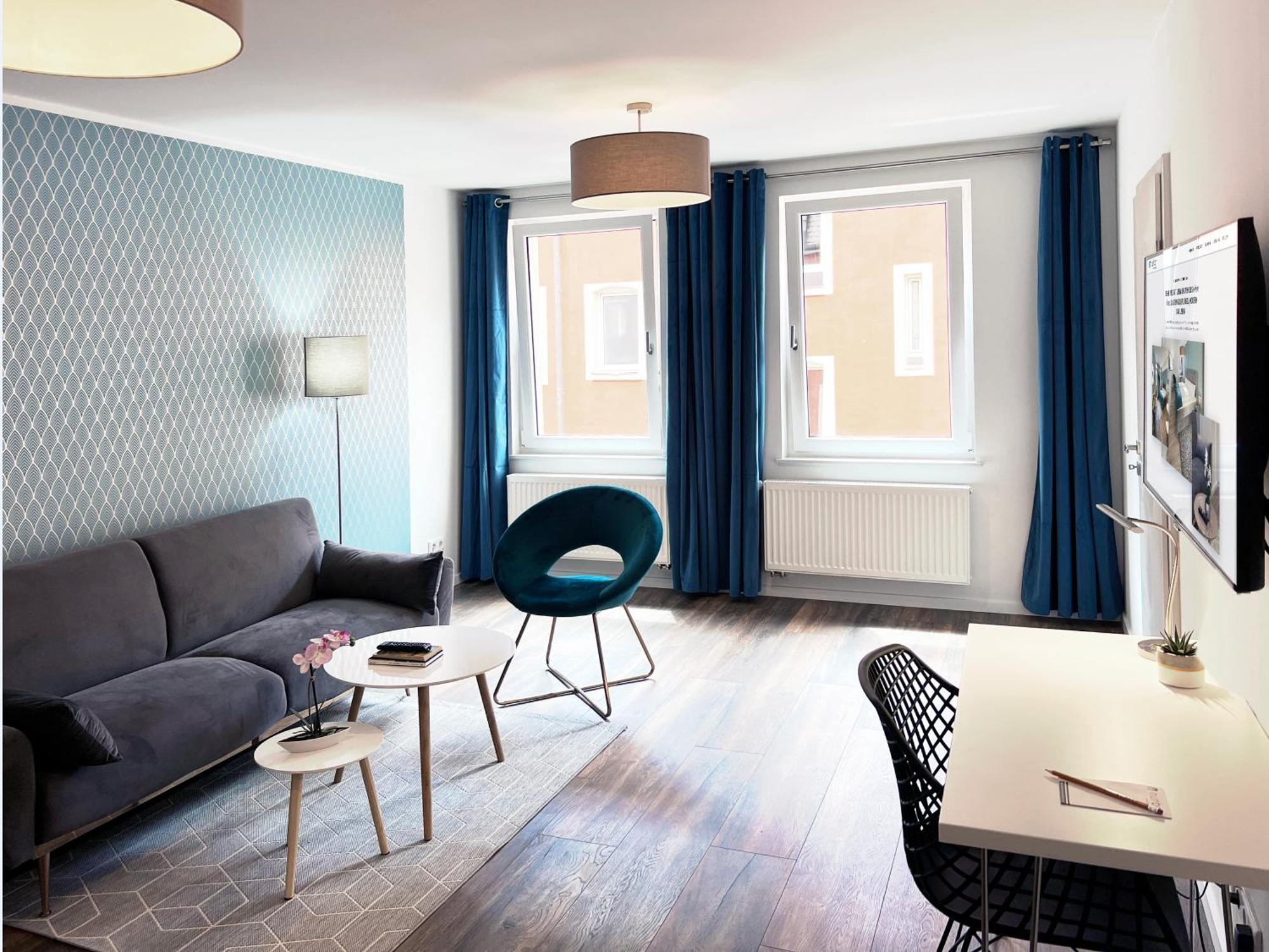 3-Zimmer Deluxe Apartment mit 2 Schlafzimmern und 1 Wohnzimmer